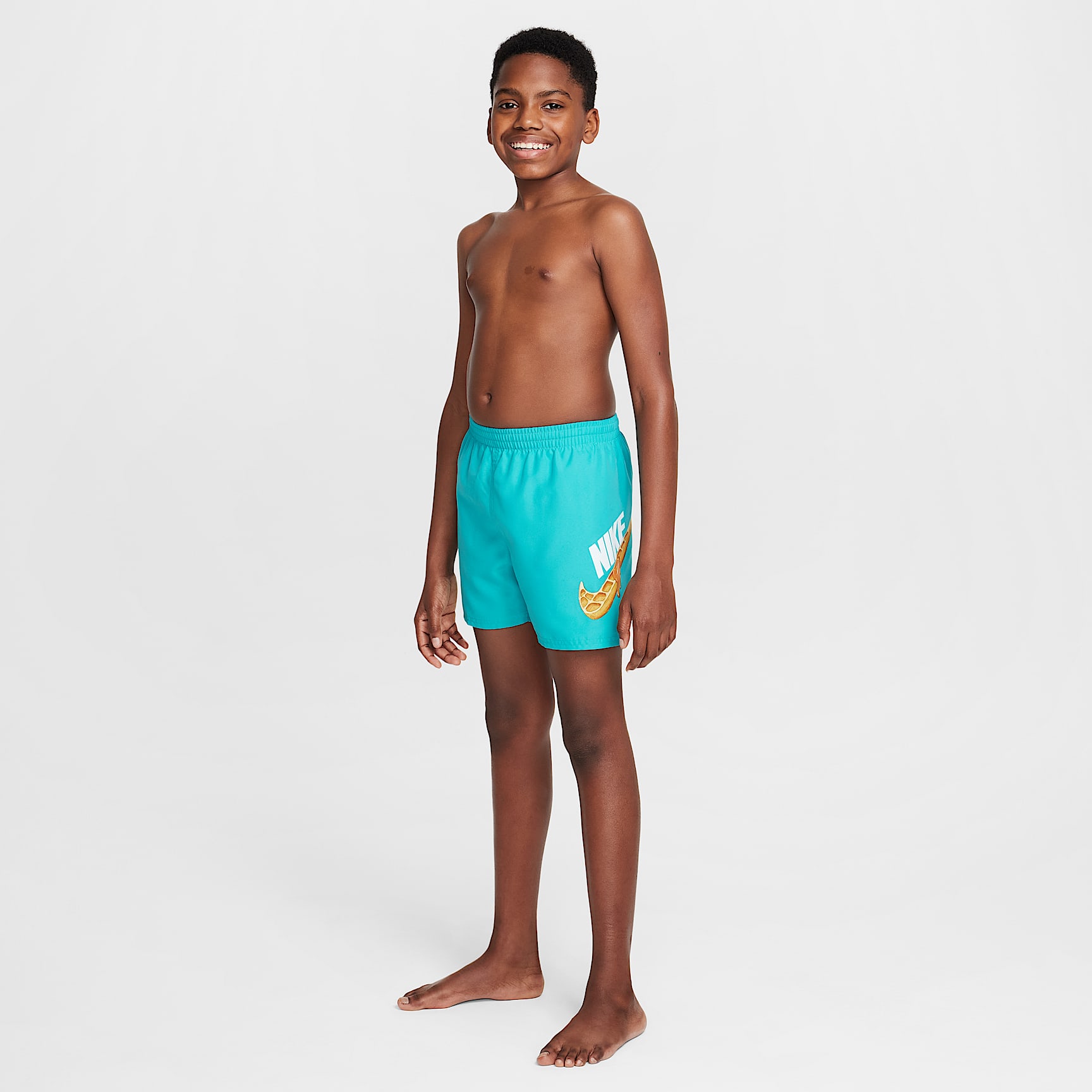 Nike Swim Breaker Big Kids' (Boys') 4" Brief-Lined Volley Shorts