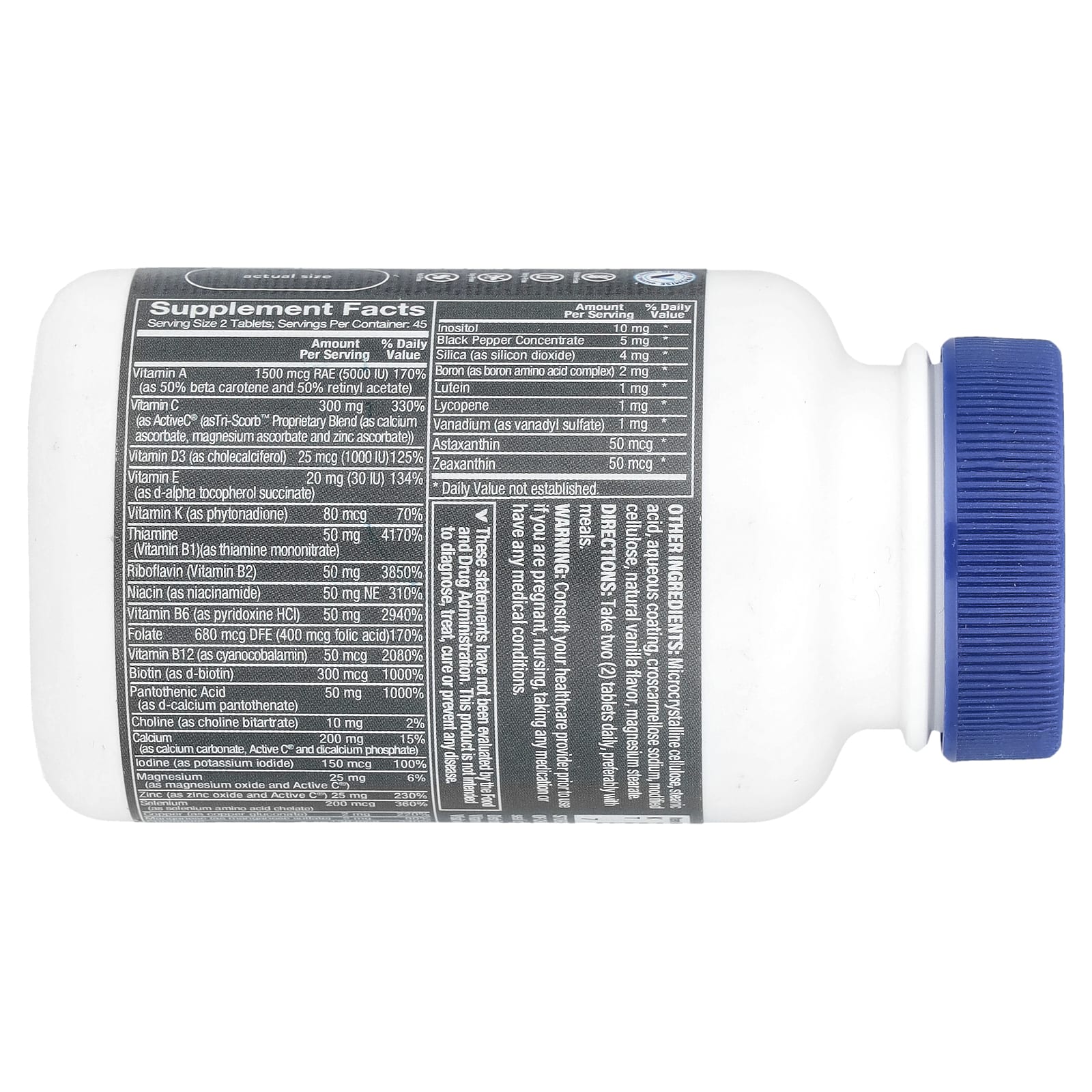 The Vitamin Shoppe, Ultimate Man®, мультивитамины и мультиминералы, 90 таблеток