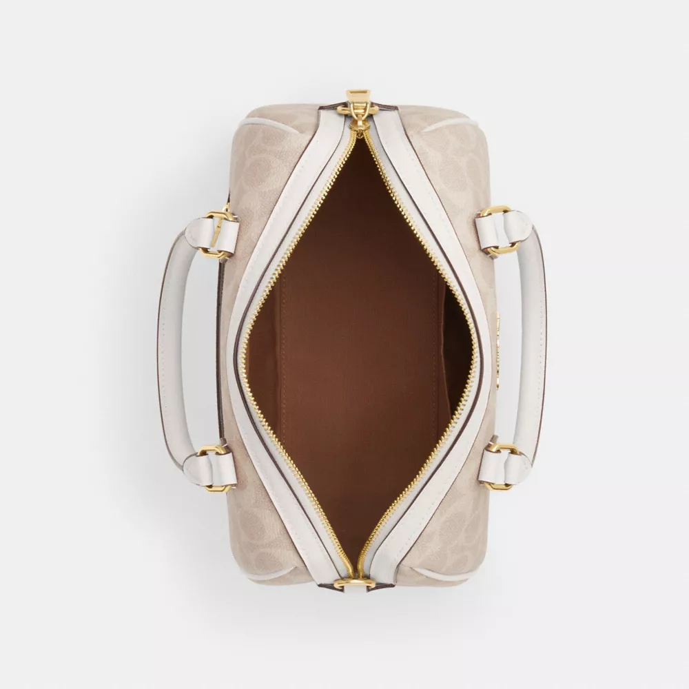 Сумка COACH Rowan Satchel Bag In Signature Canvas