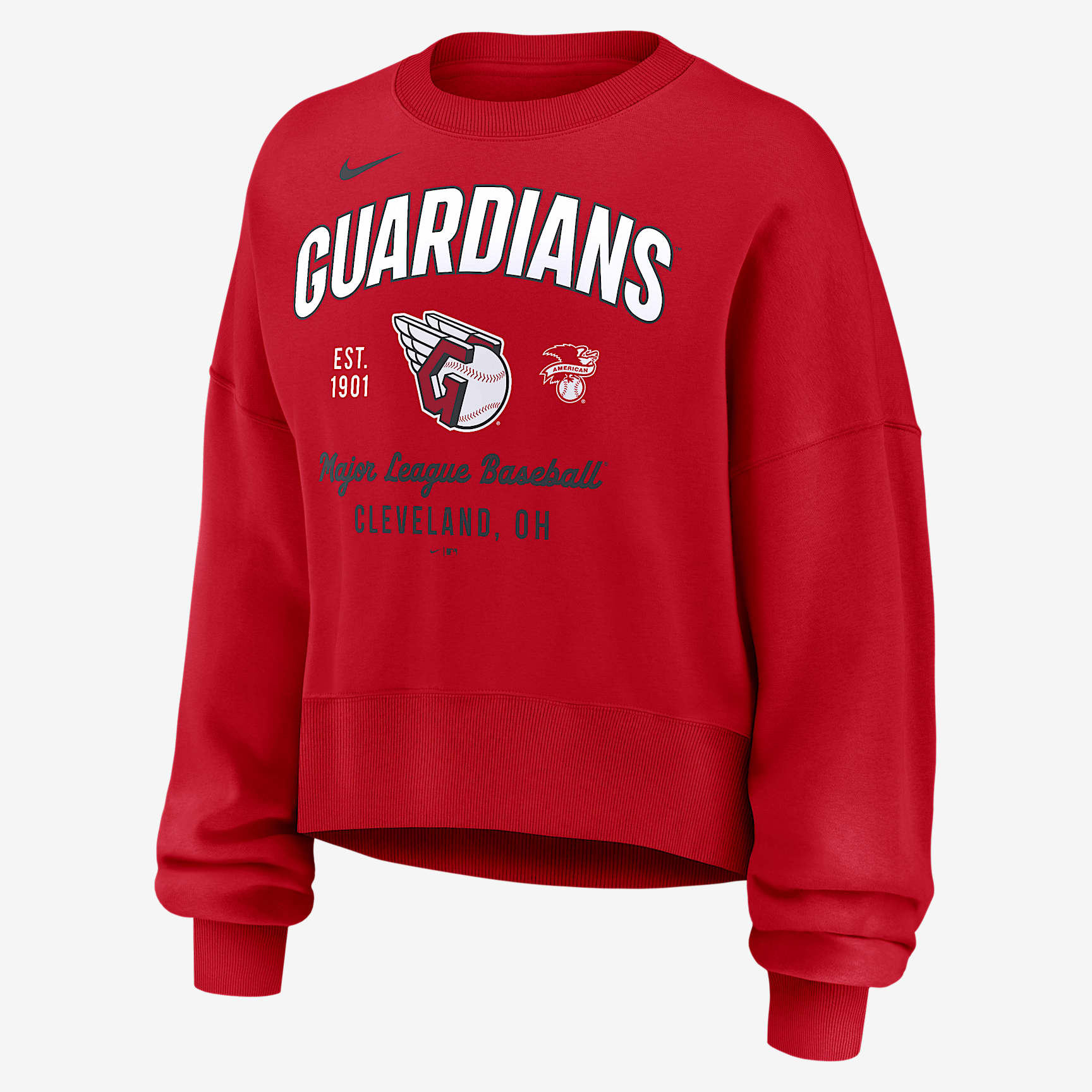 Cleveland Guardians Women's Nike MLB Pullover Crew