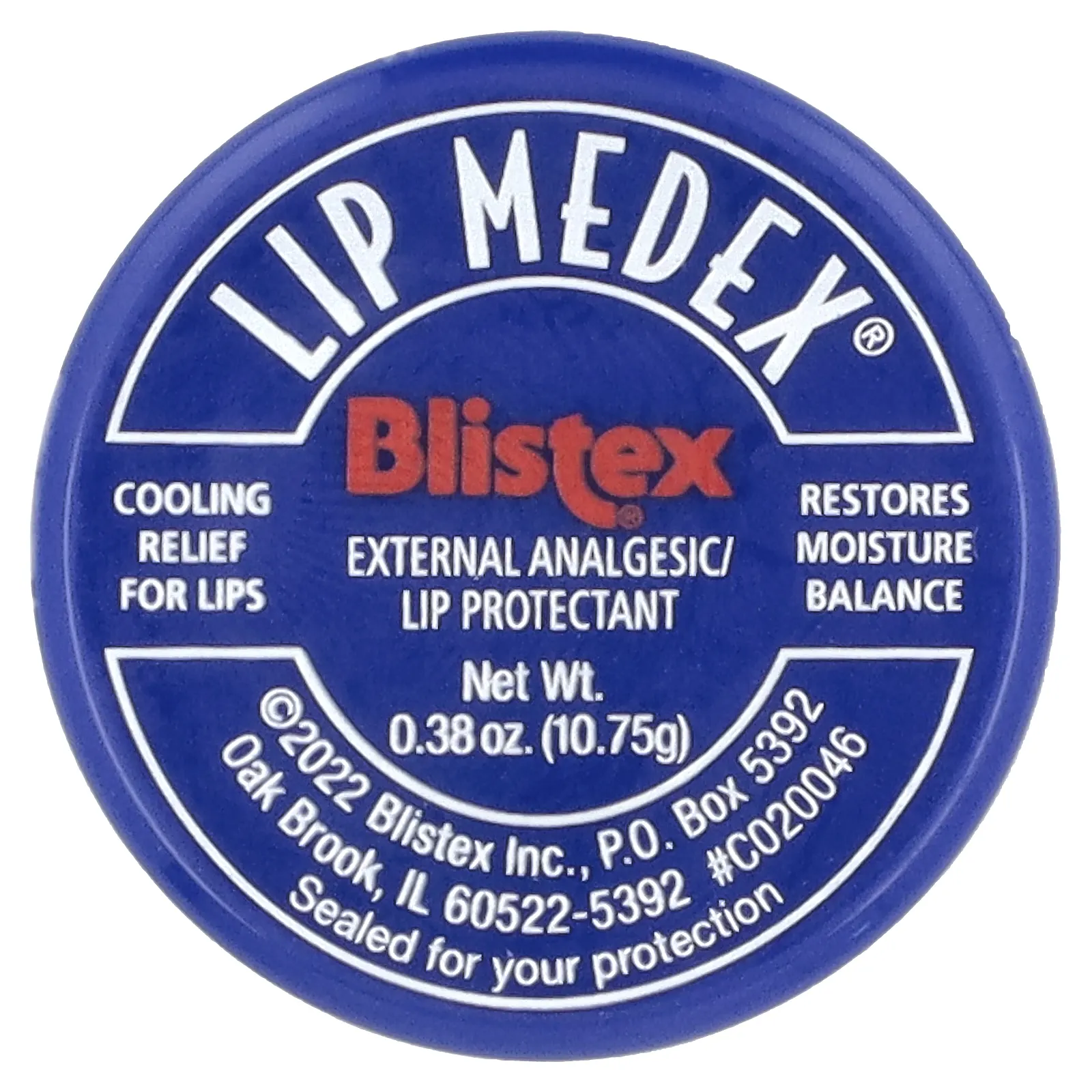 Blistex, Lip Medex, наружное обезболивающее средство для защиты губ, 10,75 г (0,38 унции)