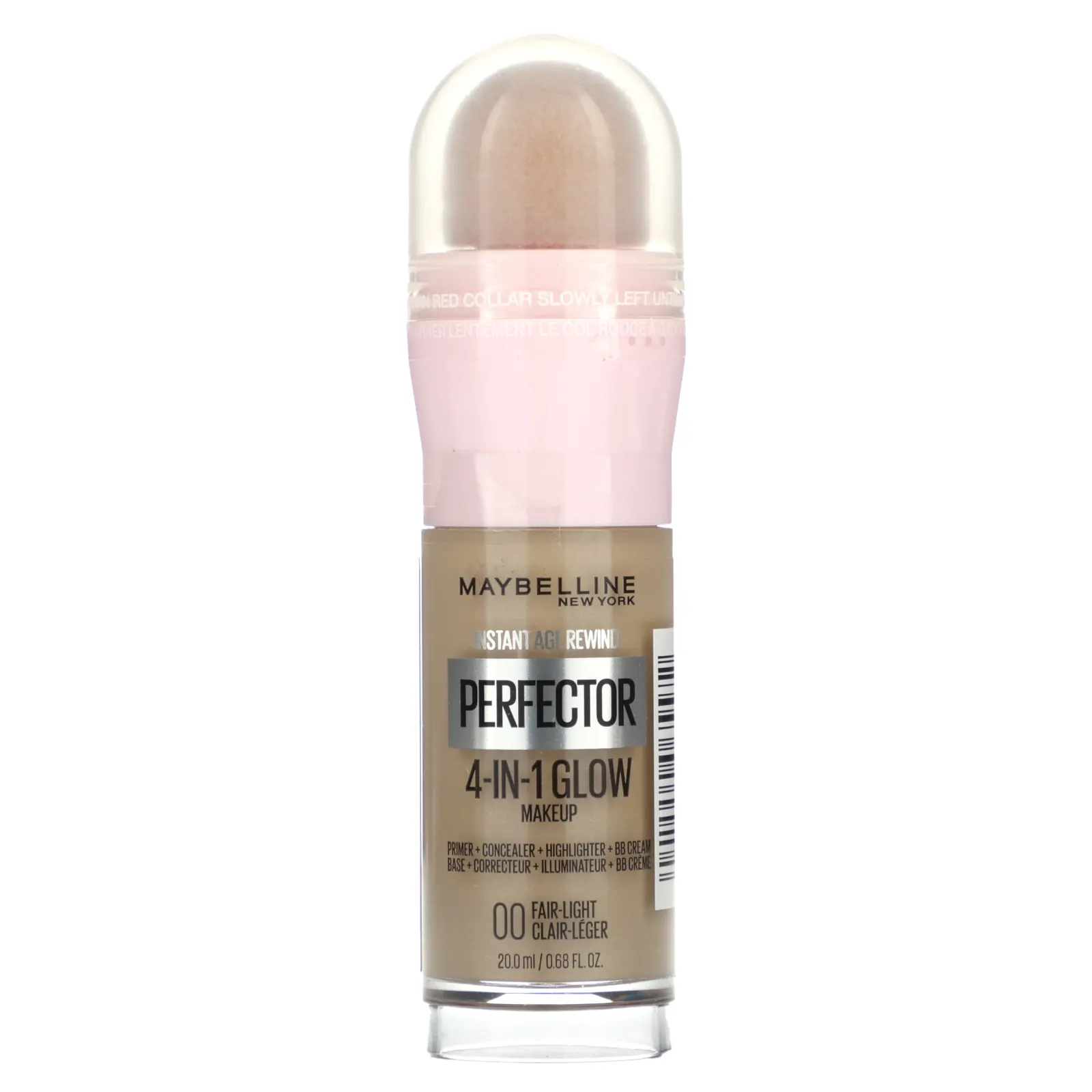 Maybelline, Instant Age Rewind, Perfector, сияющий макияж 4 в 1, светлый оттенок 00, 20 мл (0,68 жидк. Унции)
