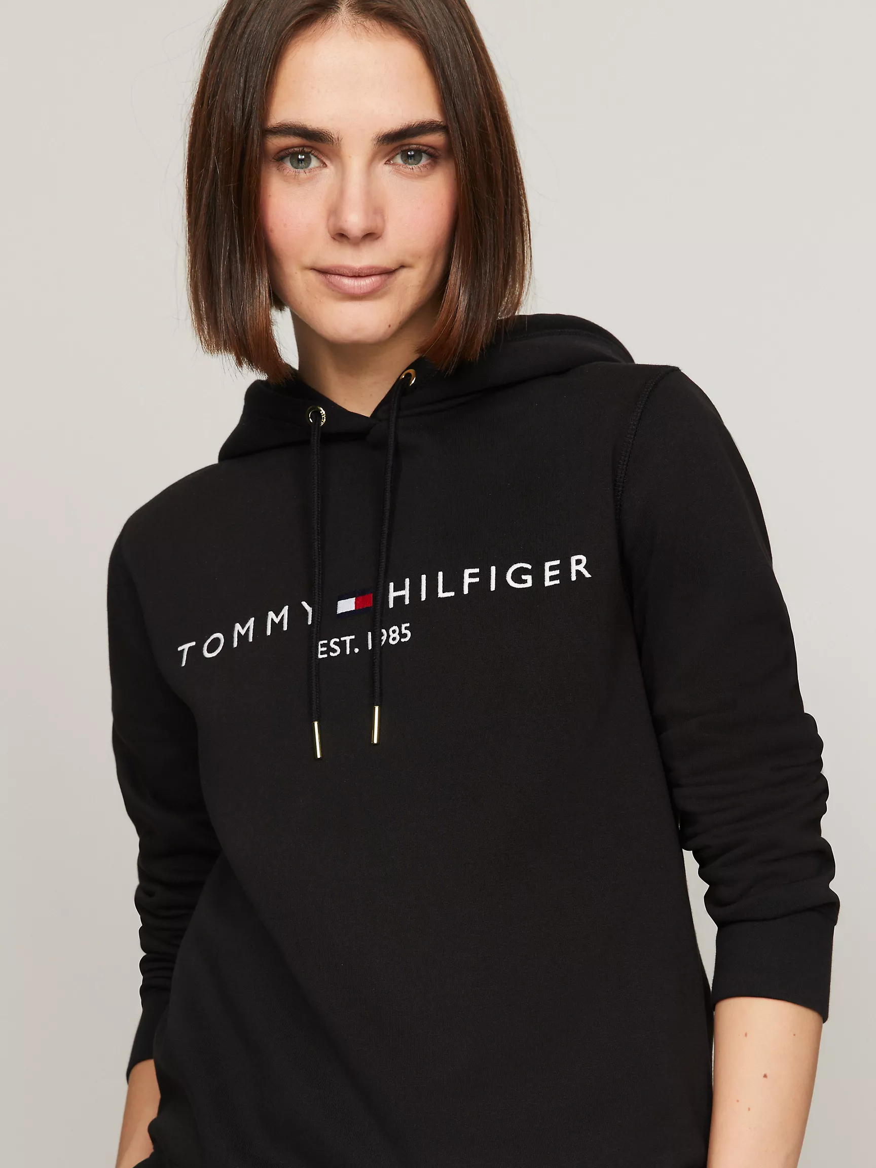 Женское худи Tommy Hilfiger, Худи с вышитым логотипом Tommy
