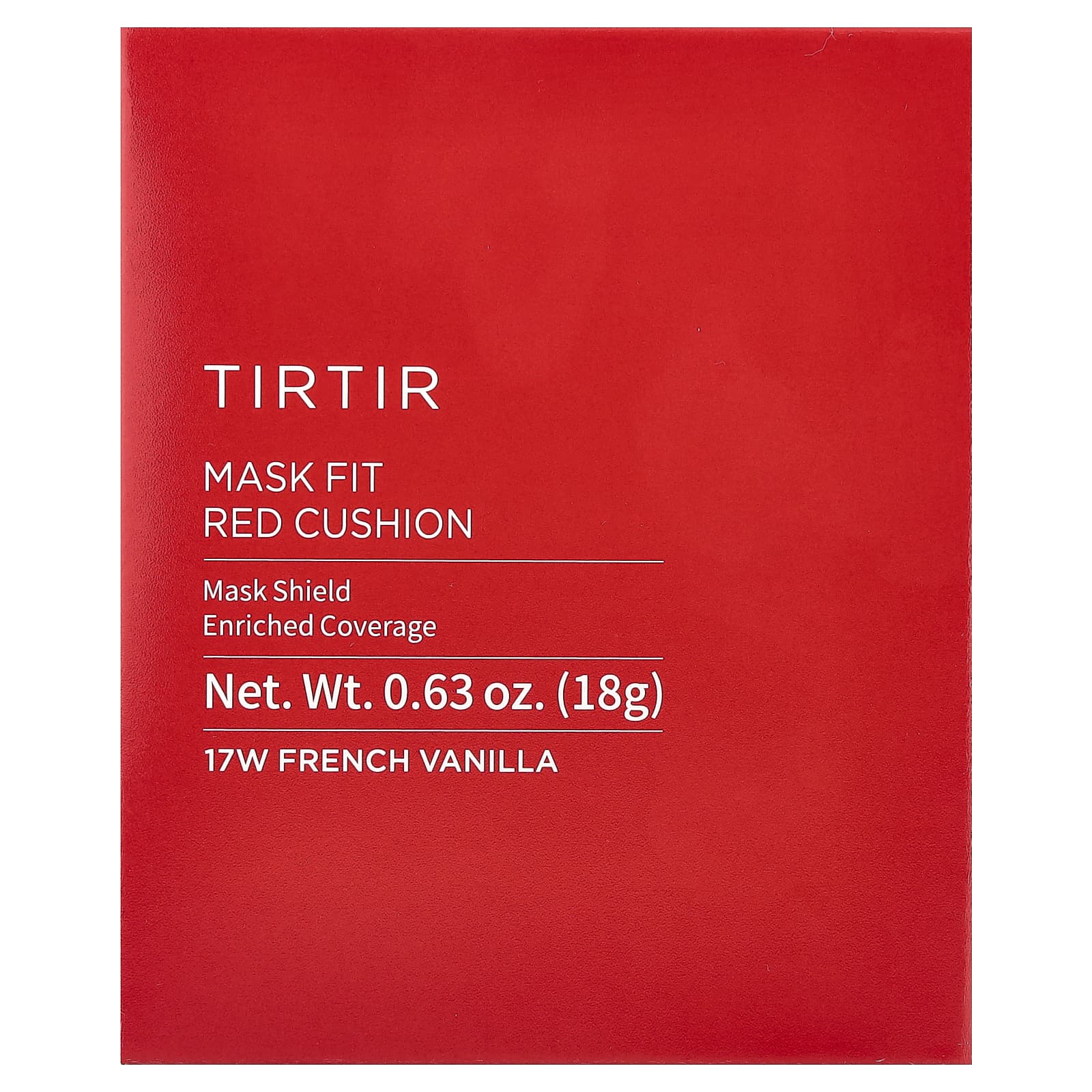 TIRTIR, Mask Fit Red Cushion, французская ваниль, 17 Вт, 18 г (0,63 унции)