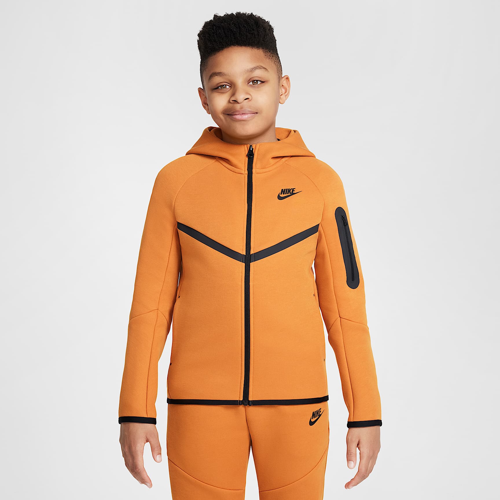 Nike Sportswear Tech Fleece Big Kids' Full-Zip Hoodie