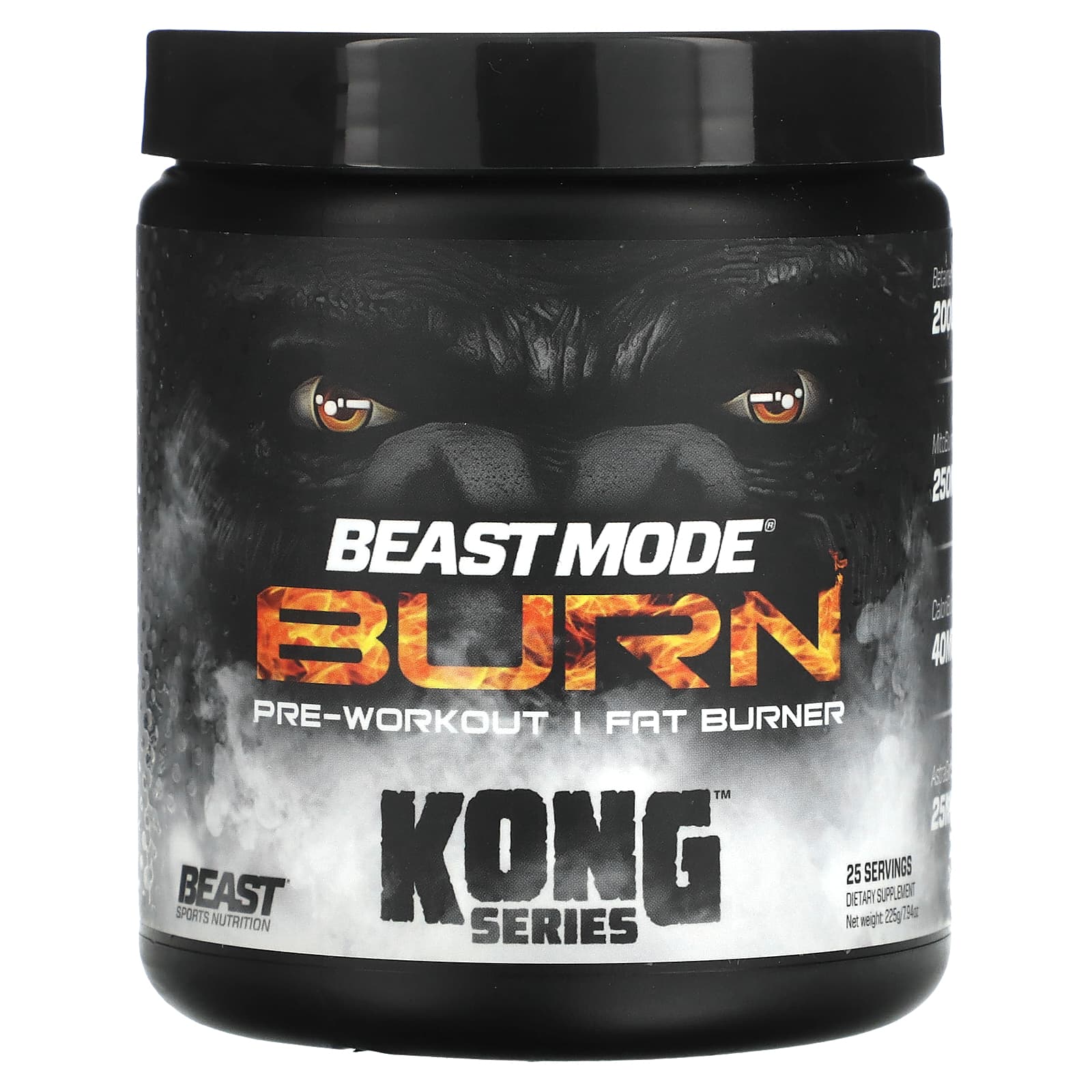 Конг серии, Beast Mode Burn, персик сангрия, 225 г (7,94 унции)