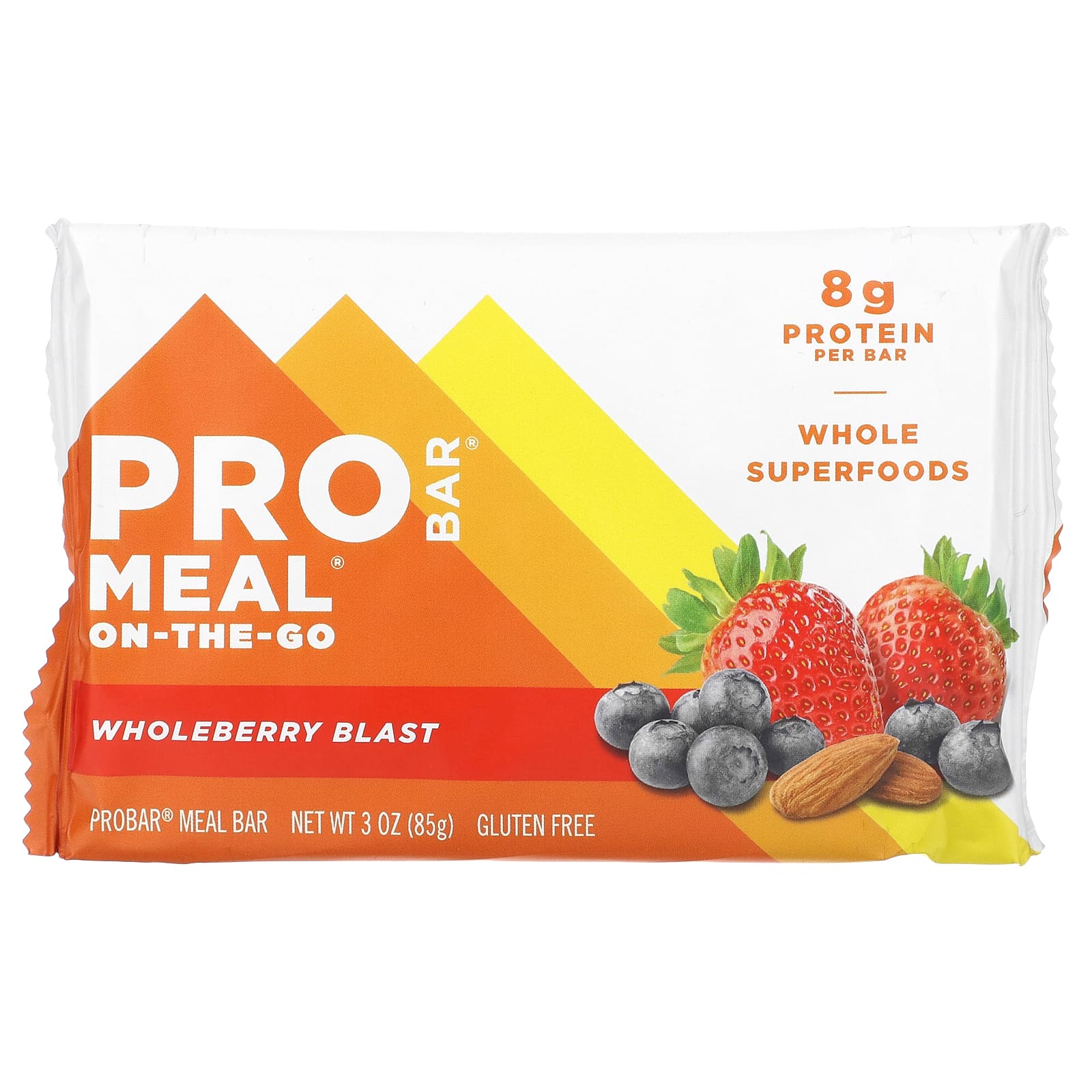 ProBar, Meal On the Go Bar, батончик со вкусом цельной ягоды, 12 батончиков по 85 г (3 унции)