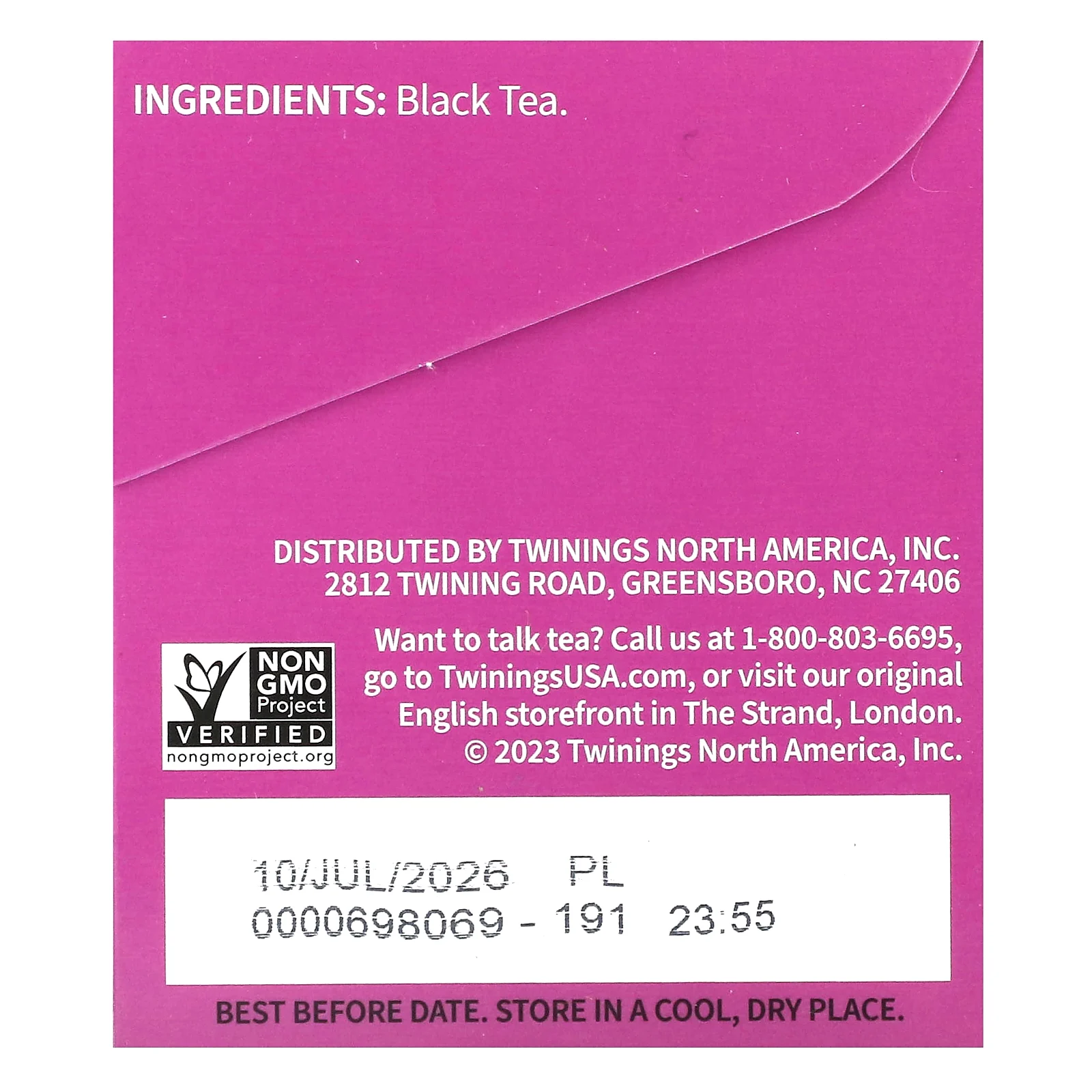 Twinings, 100% чистый черный чай, Дарджилинг, 20 чайных пакетиков, 40 г (1,41 унции)