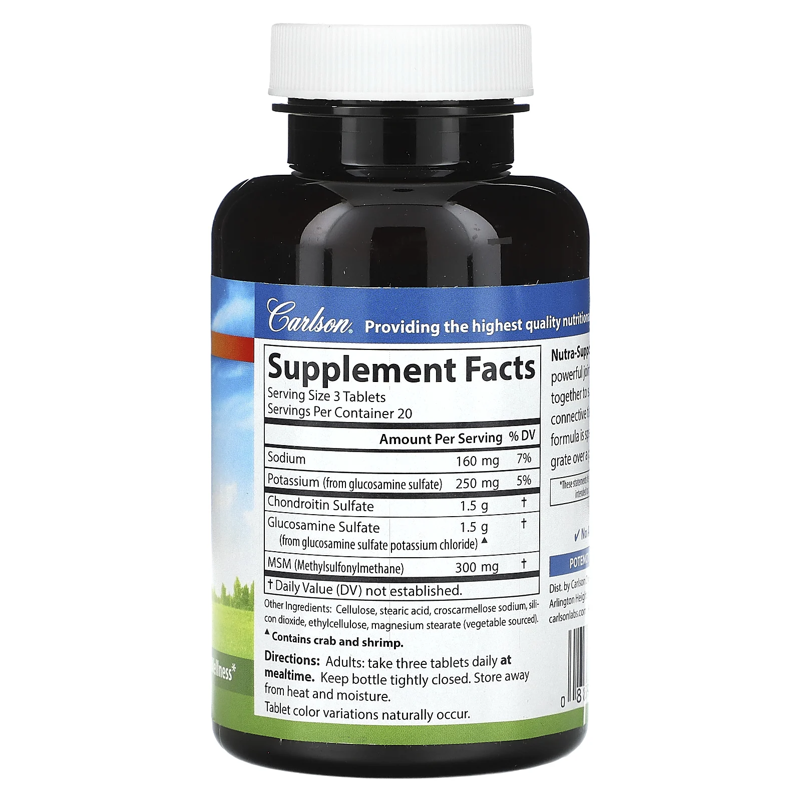 Carlson, Nutra-Support Joint, 60 таблеток