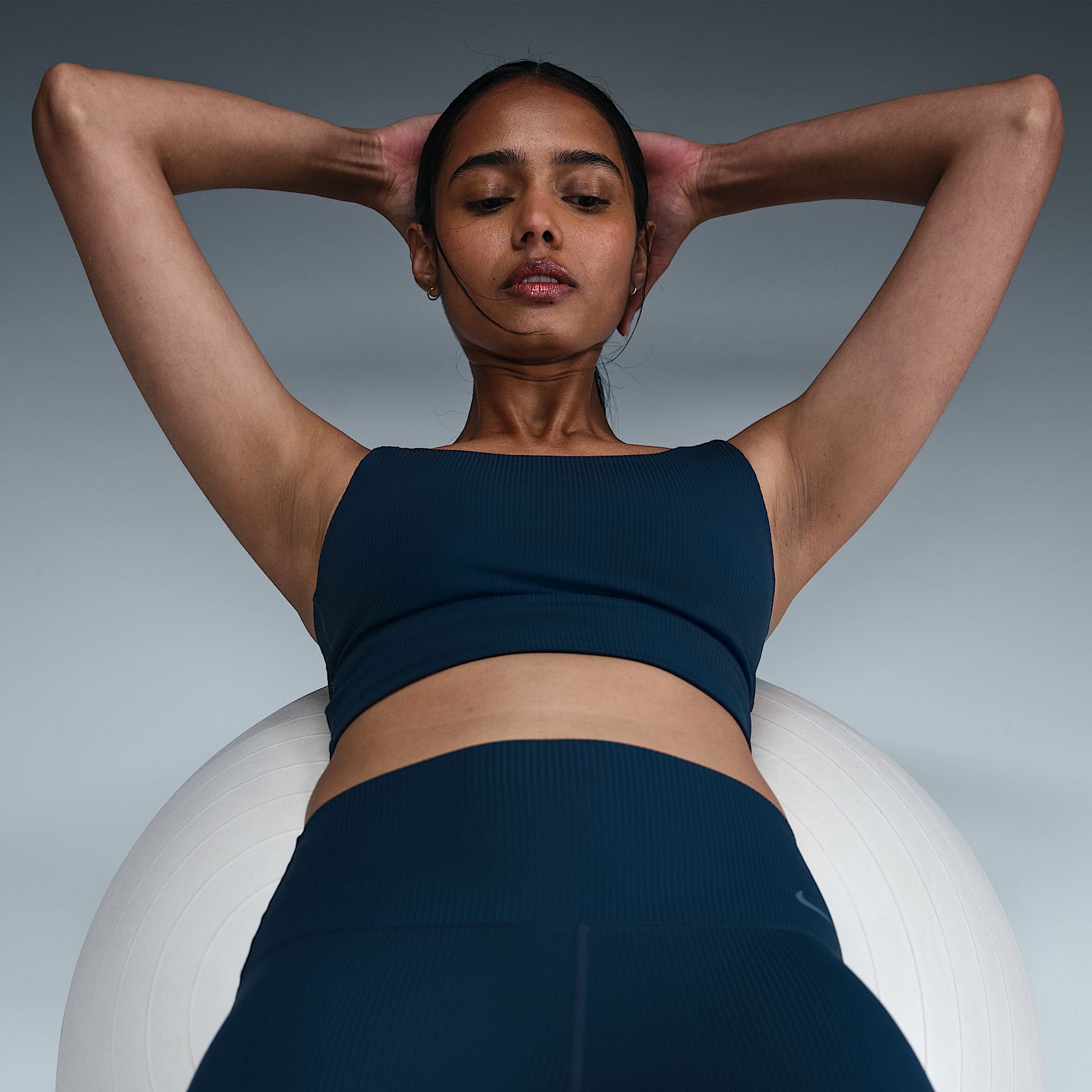 Nike Zenvy Rib Women's Light-Support Padded Longline Sports Bra