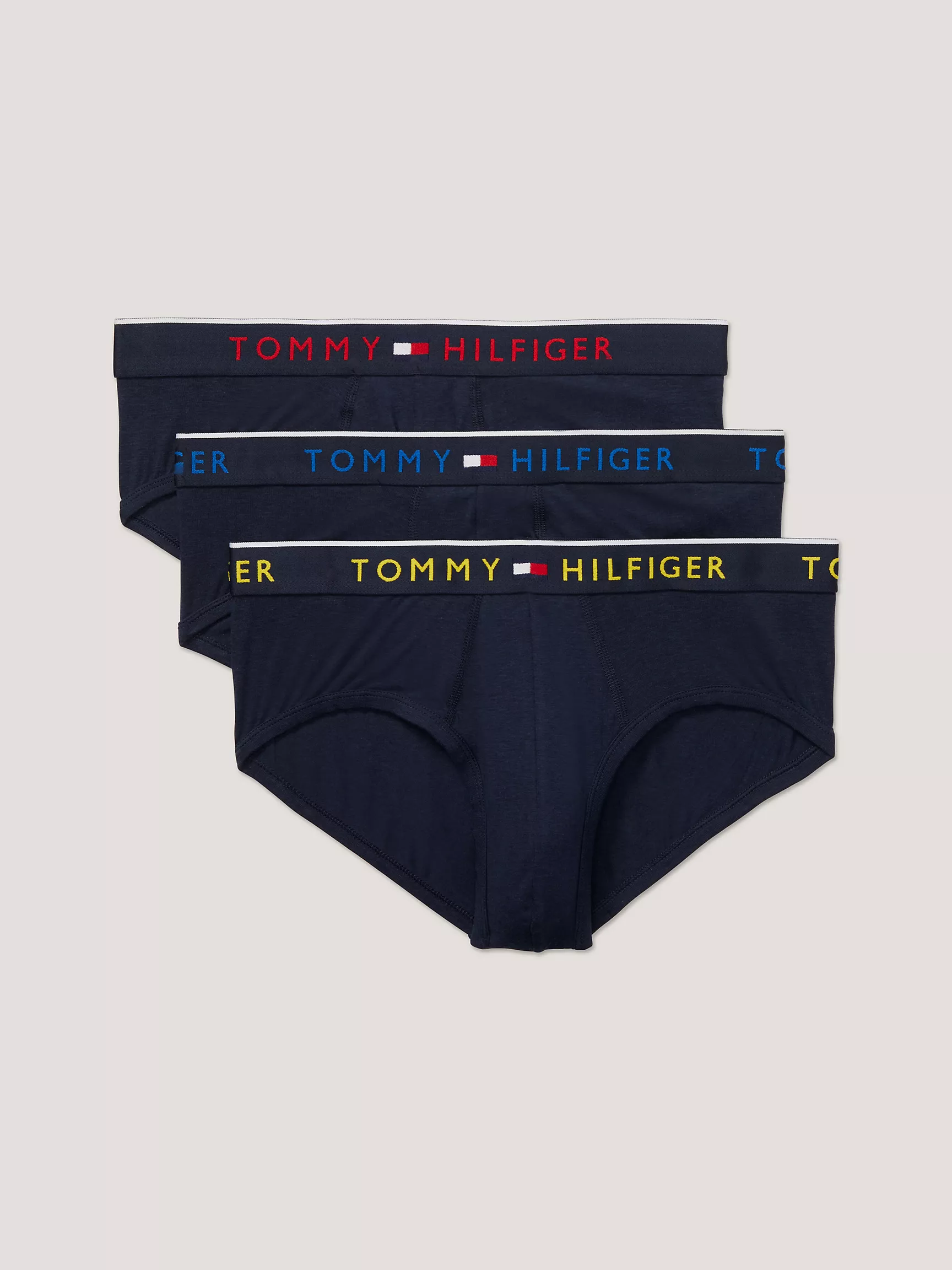 Мужское нижнее белье Tommy Hilfiger, Комплект из 3 эластичных трусов-брифов класса люкс