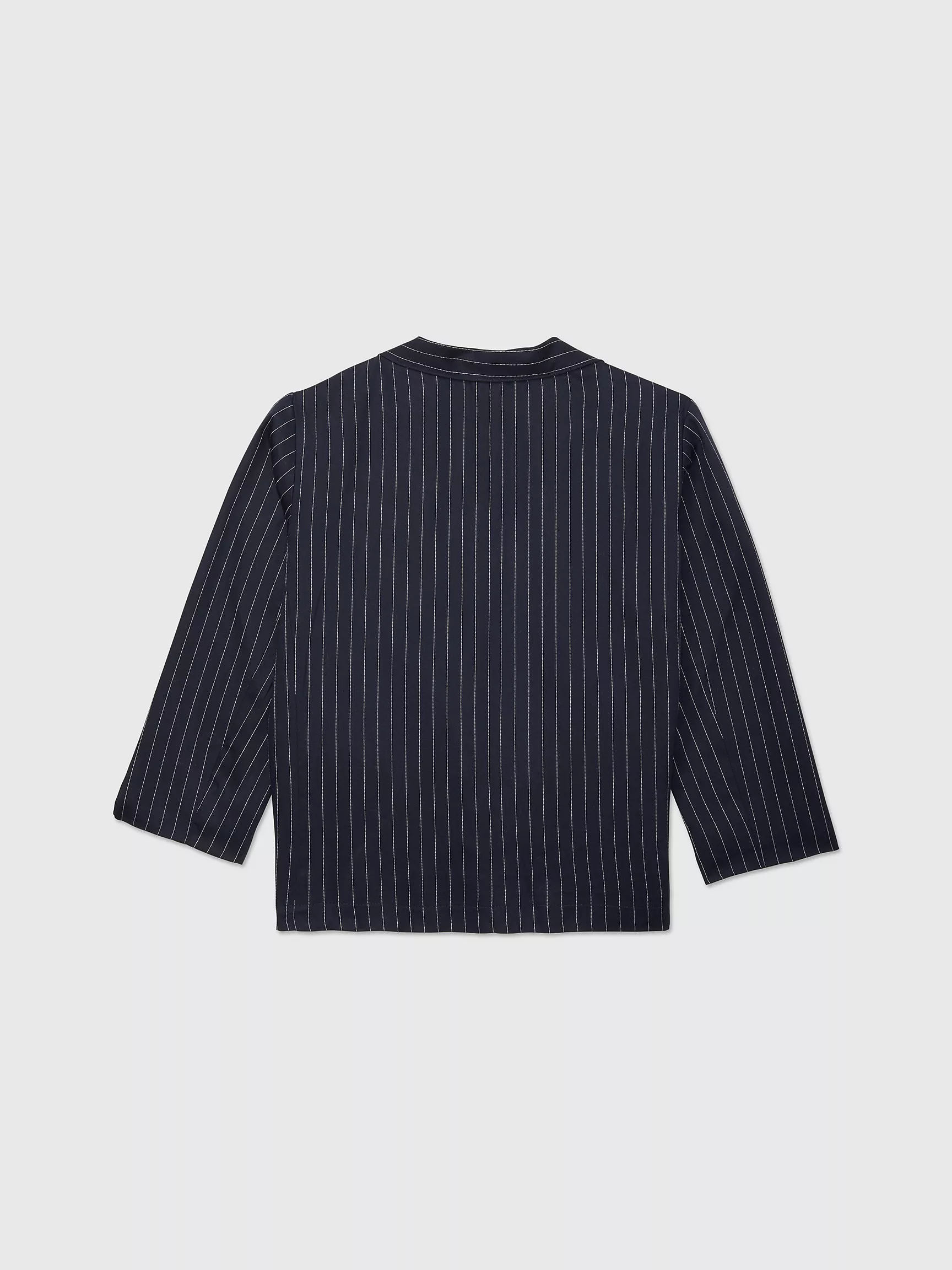 Блейзер для девочек Tommy Hilfiger, Детский пиджак в тонкую полоску с логотипом TH Monogram