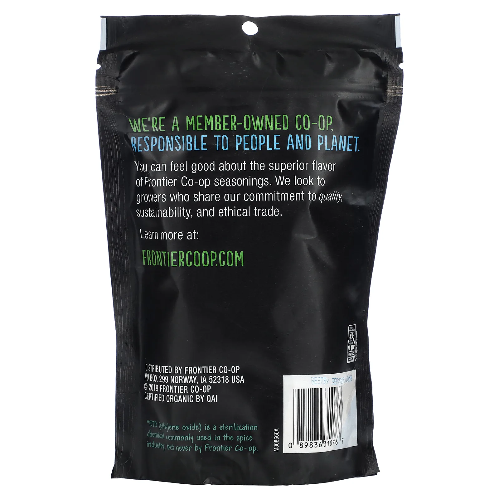 Frontier Co-op, Органические семена тмина, молотые, 159 г (5,61 унции)