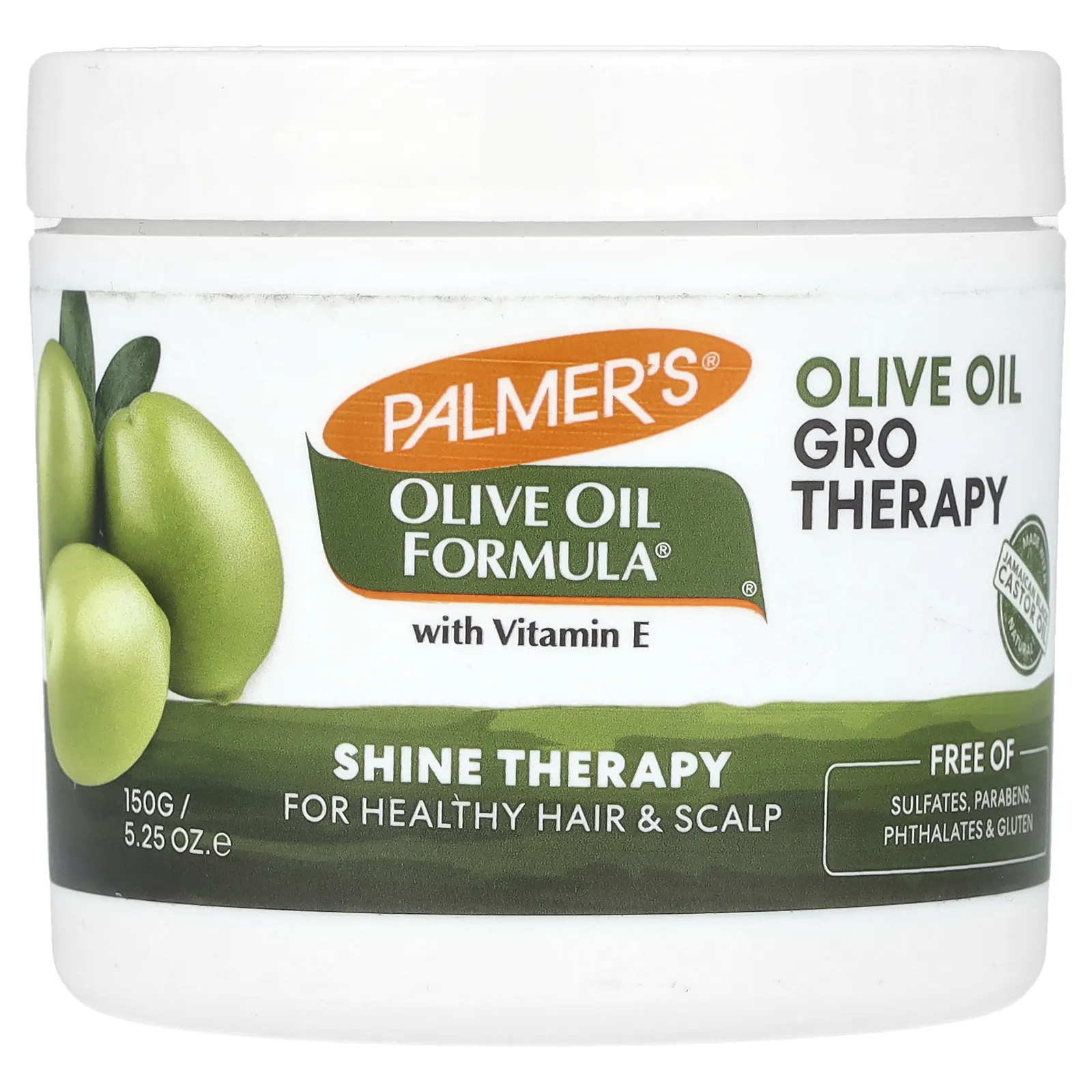 Palmer's, Формула оливкового масла с витамином E, Shine Therapy Gro Therapy, 150 г (5,25 унции)