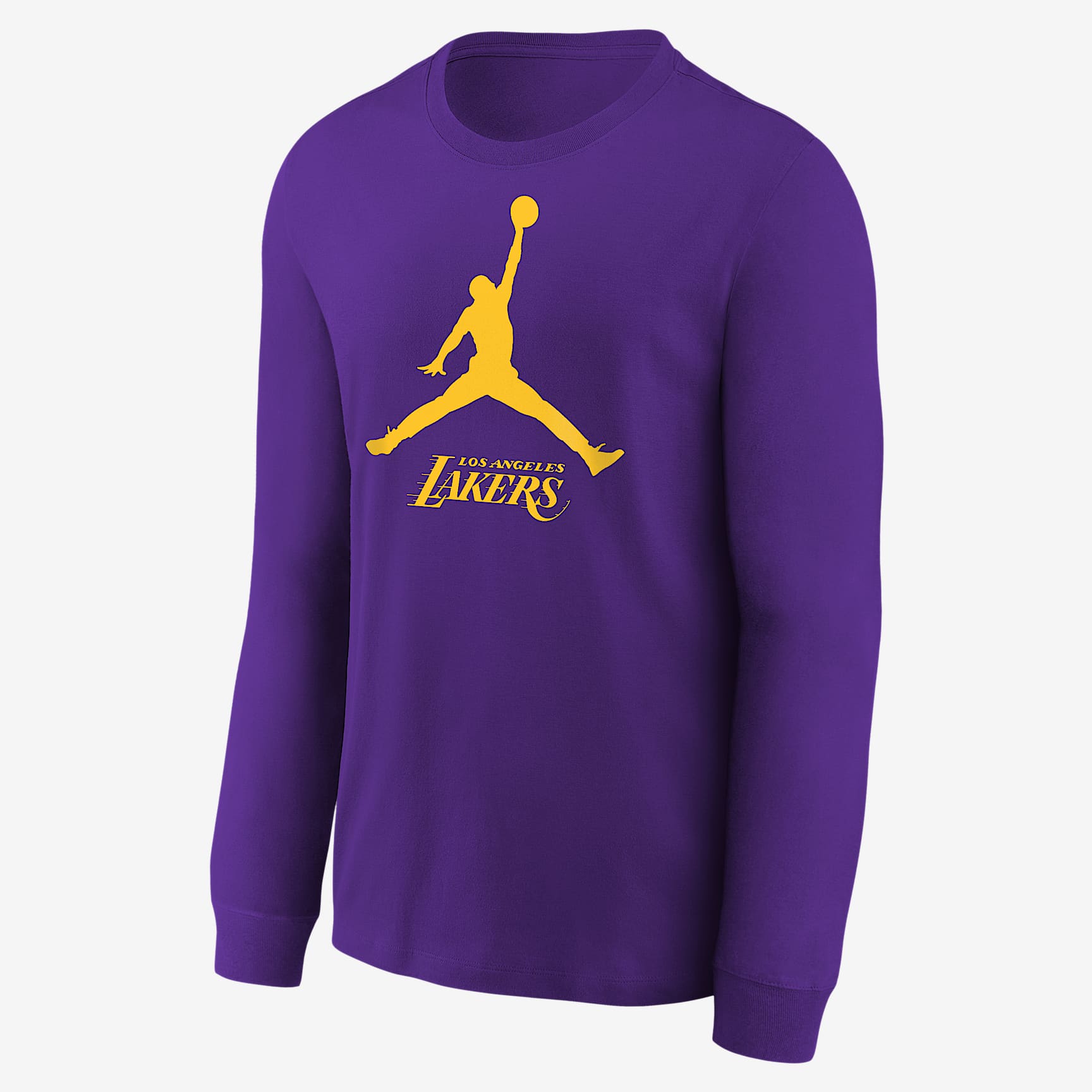 Los Angeles Lakers Essential Big Kids' Jordan NBA Long-Sleeve T-Shirt