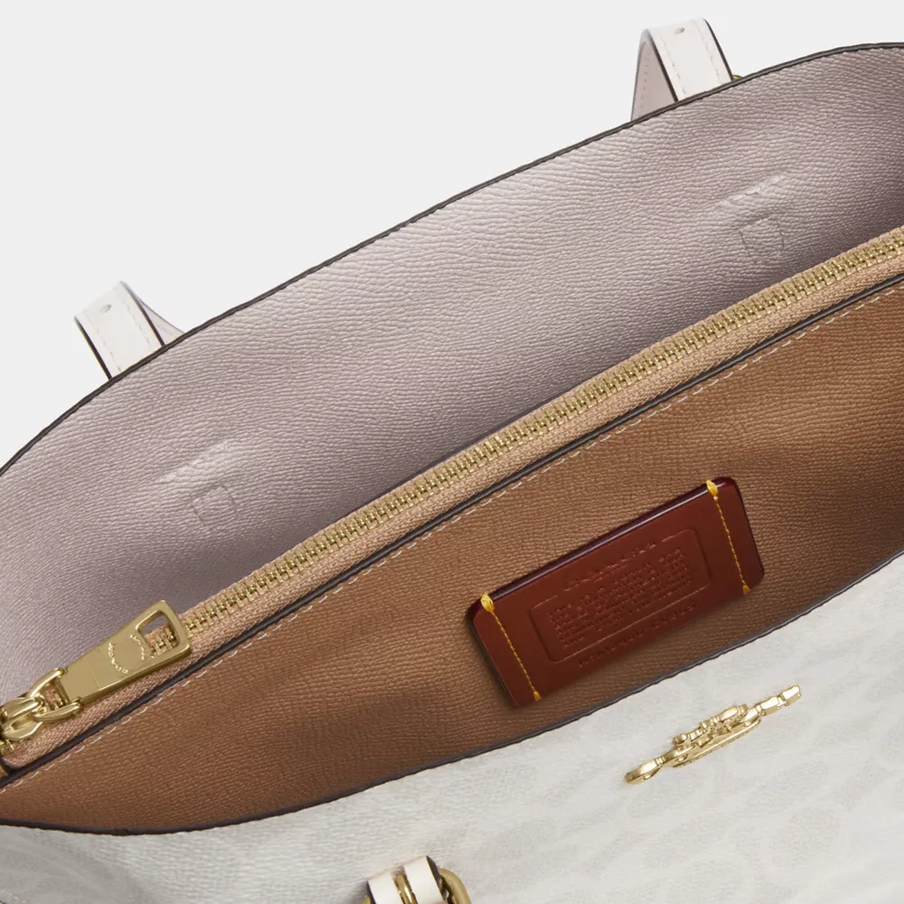 Сумка COACH Mollie Tote Bag 25 In Signature Canvas