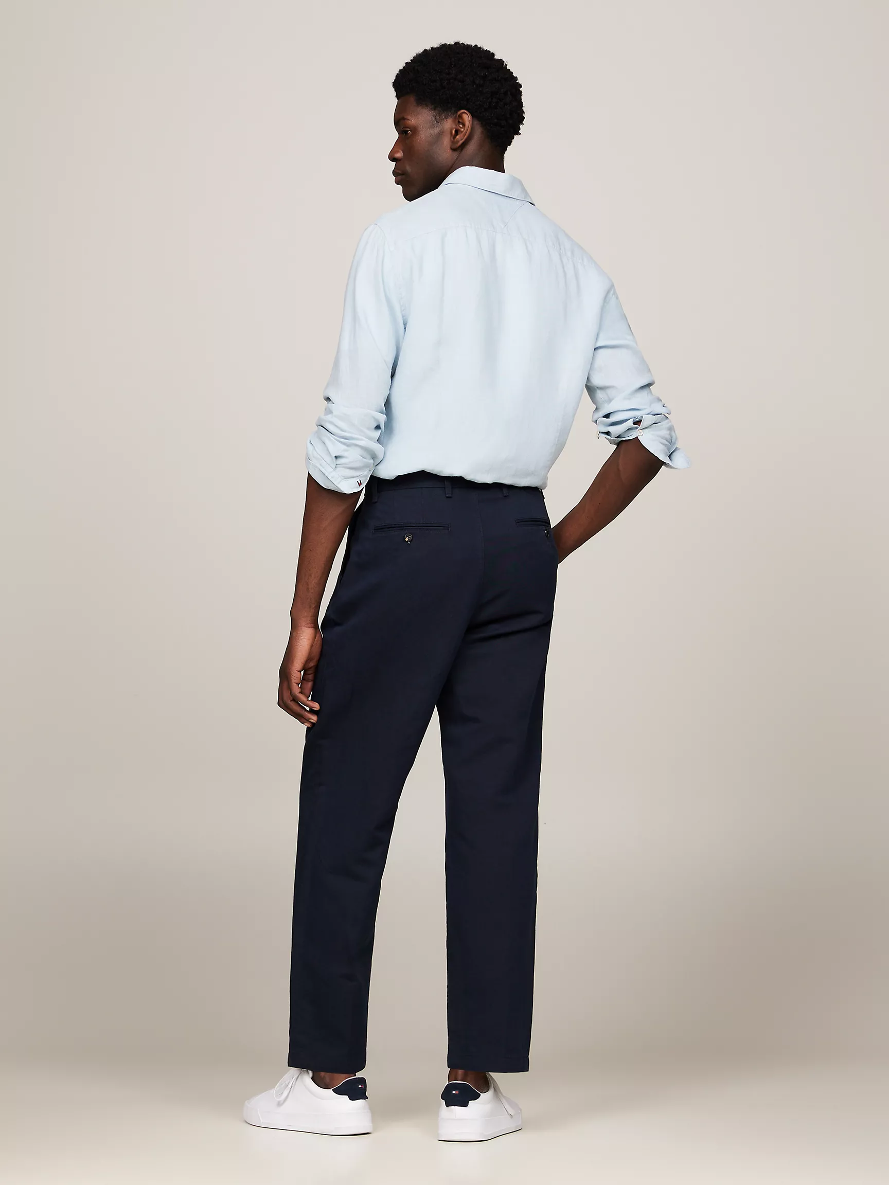 Мужские брюки Tommy Hilfiger, Прямые плиссированные брюки чинос