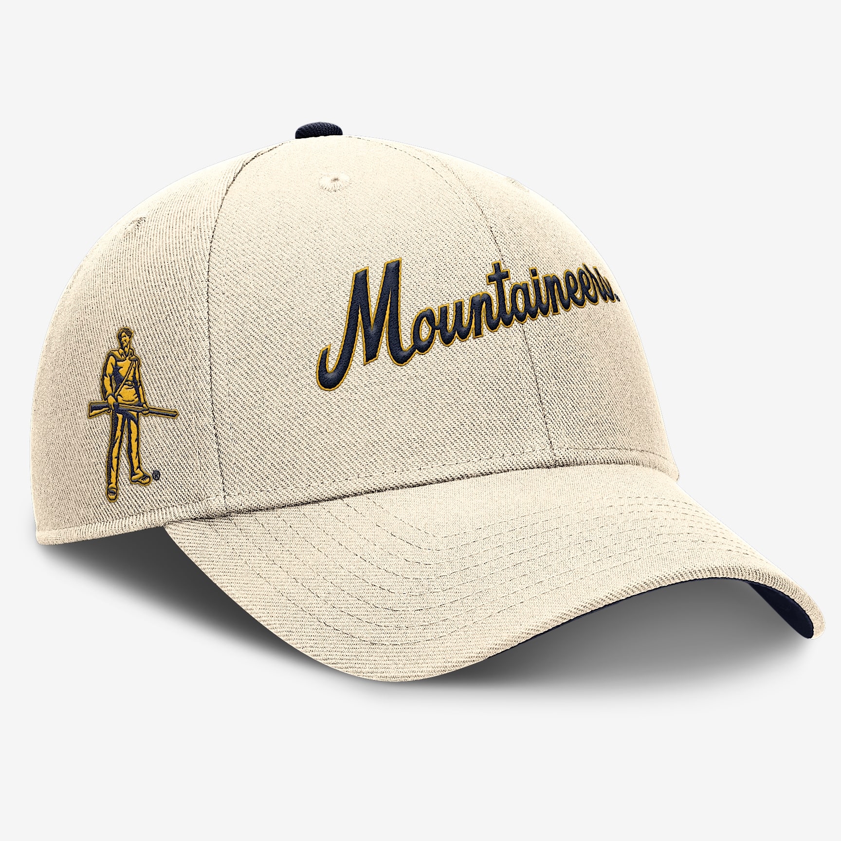 West Virginia Mountaineers Primetime Rise Men's Nike College Adjustable Hat