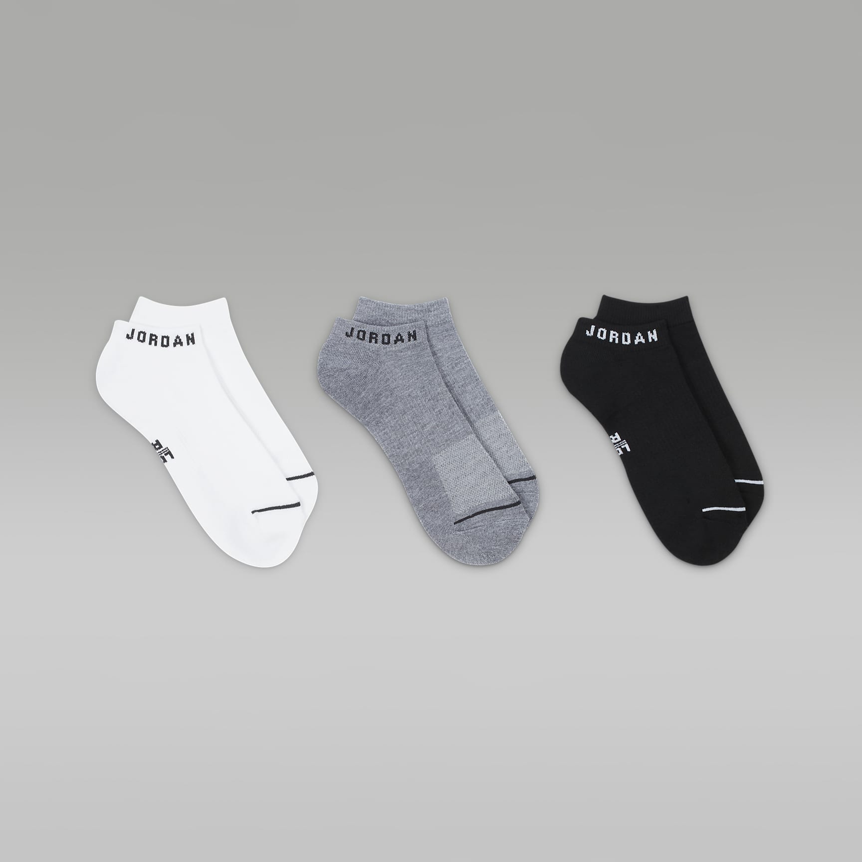 Jordan Everyday No-Show Socks (3 Pairs)