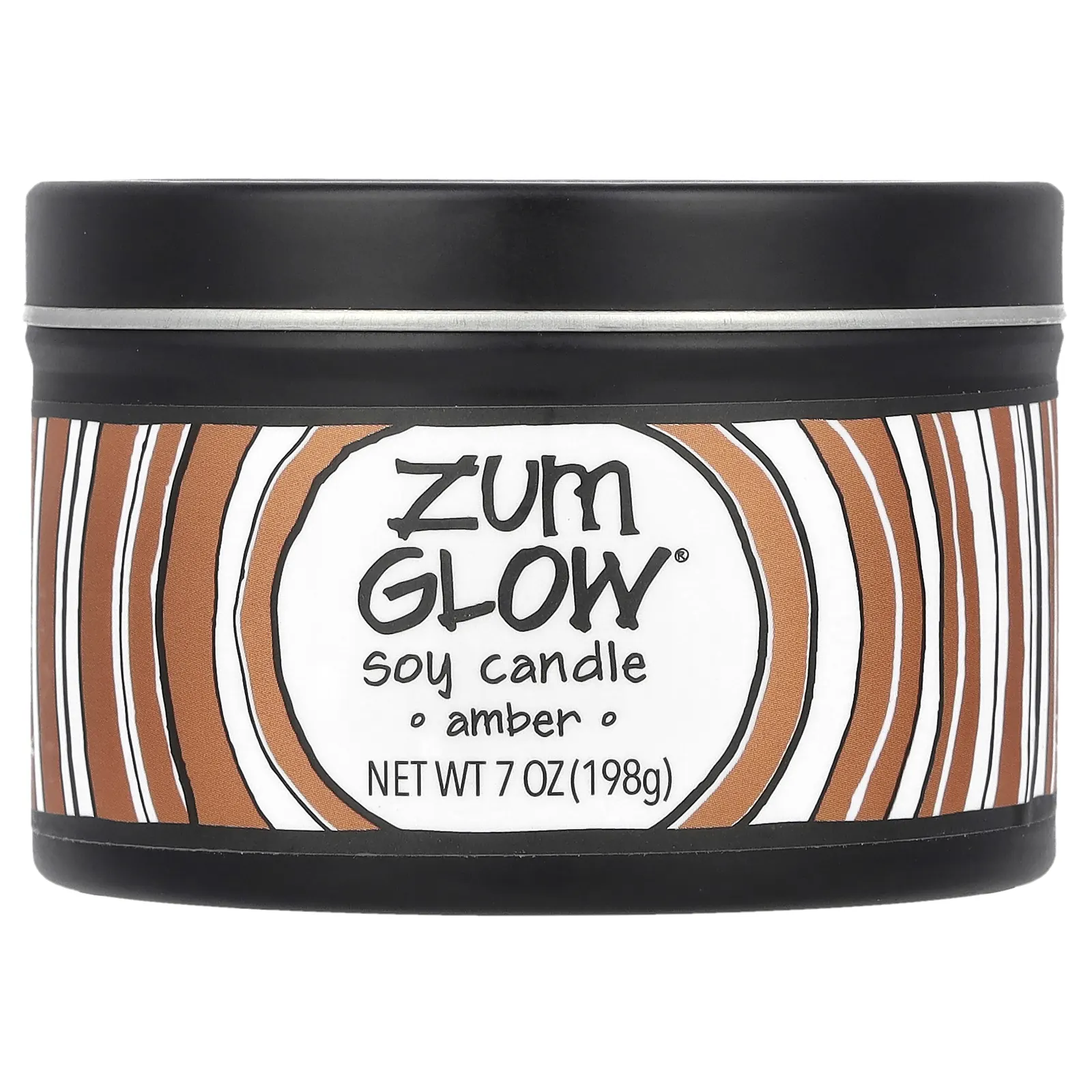 ZUM, Zum Glow, соевые свечи, янтарь, 198 г (7 унций)