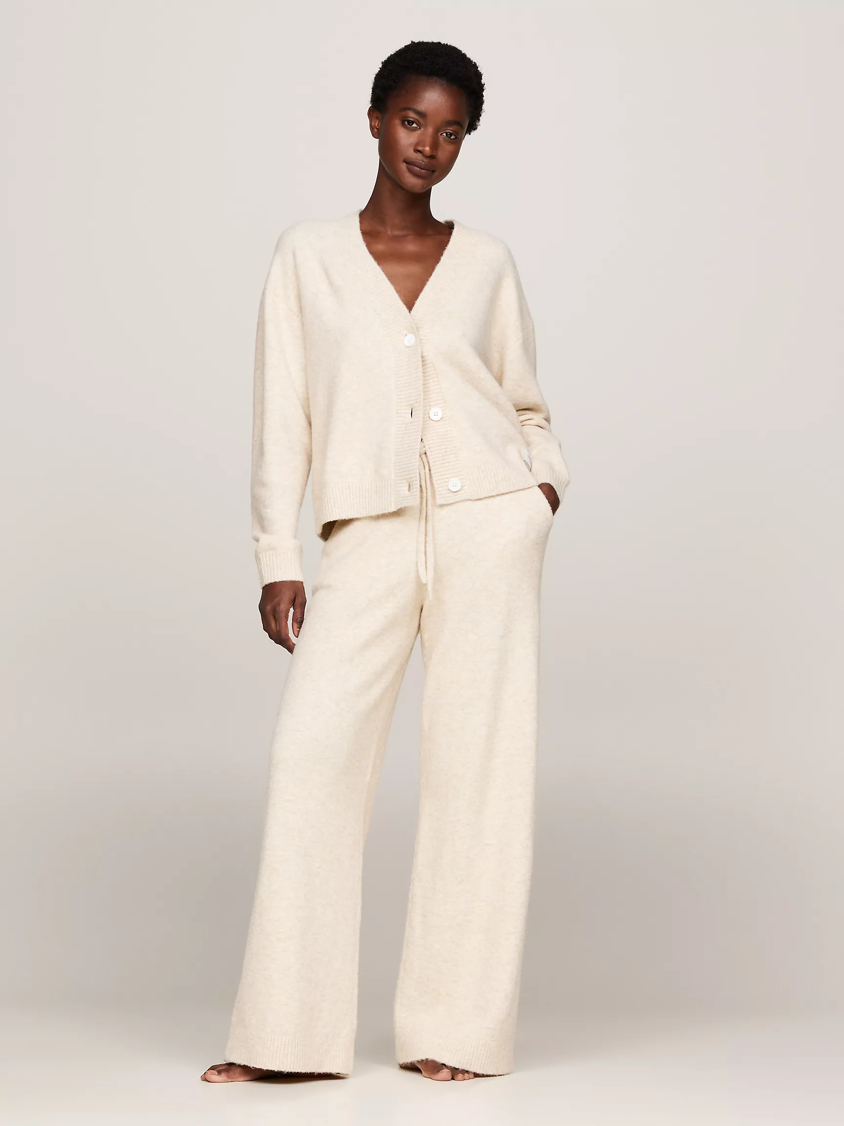 Женская одежда для сна Tommy Hilfiger, Вязаные широкие брюки для отдыха