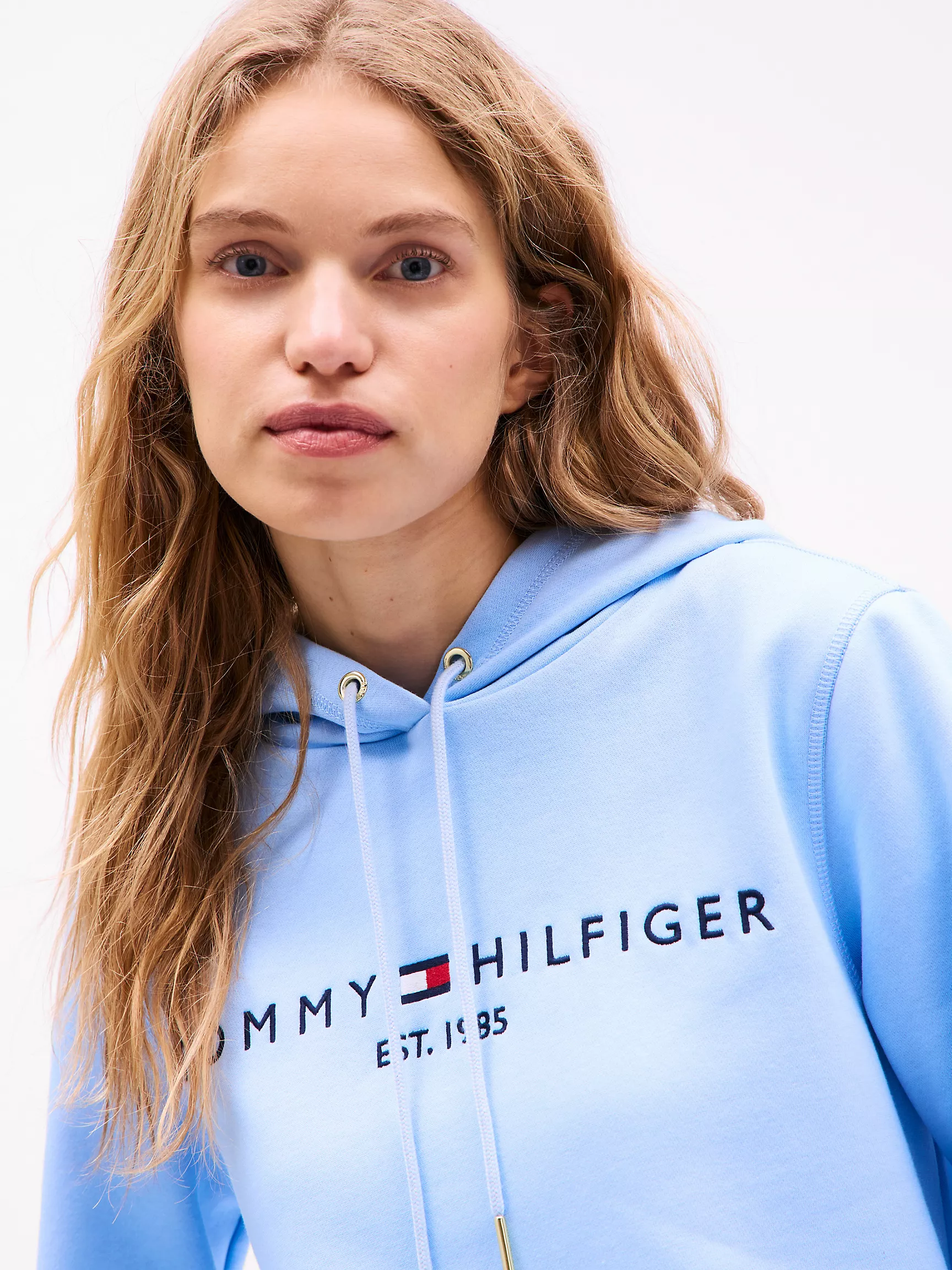 Женское худи Tommy Hilfiger, Худи с вышитым логотипом Tommy