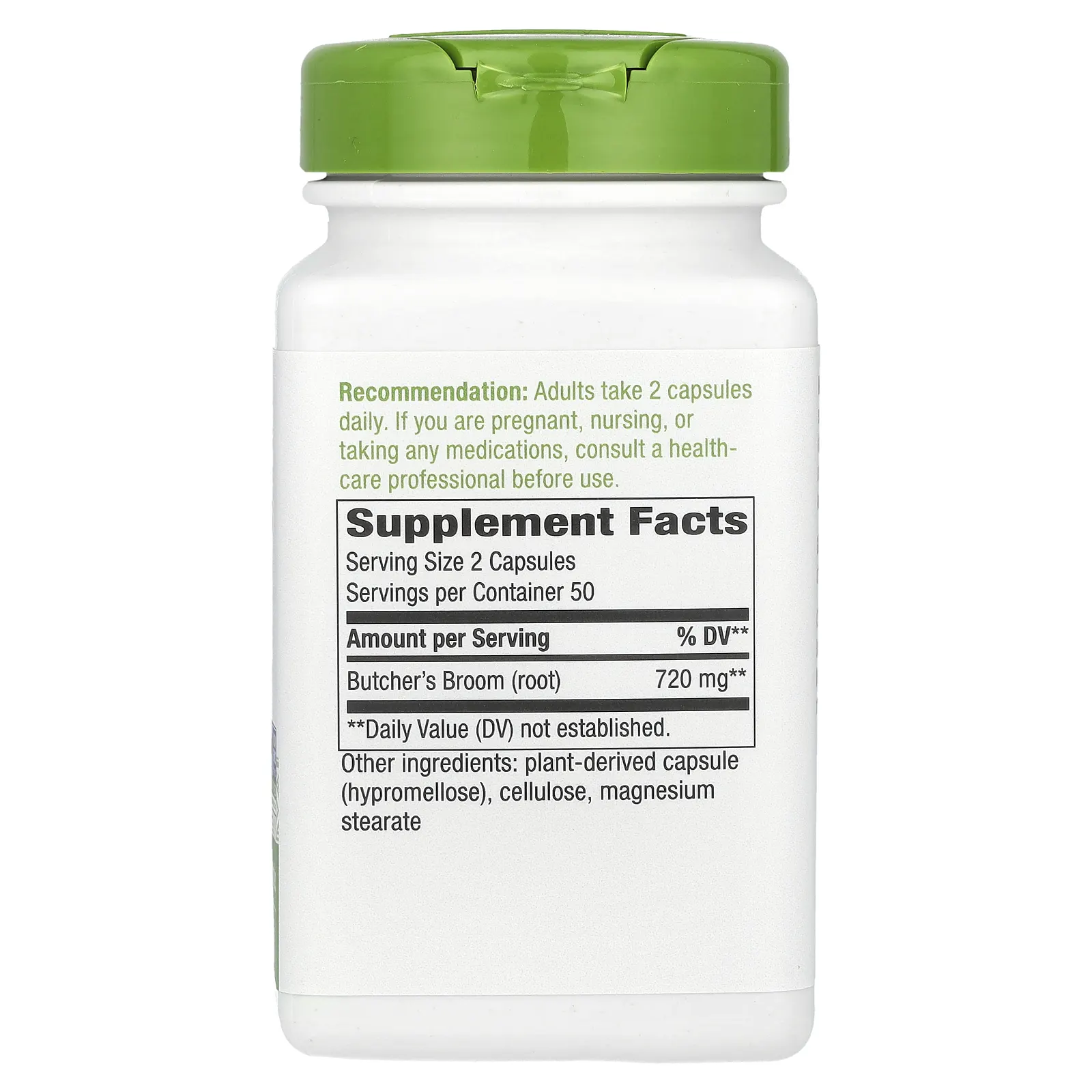 Nature's Way, корень иглицы колючей, 940 мг, 100 веганских капсул (470 мг в 1 капсуле)