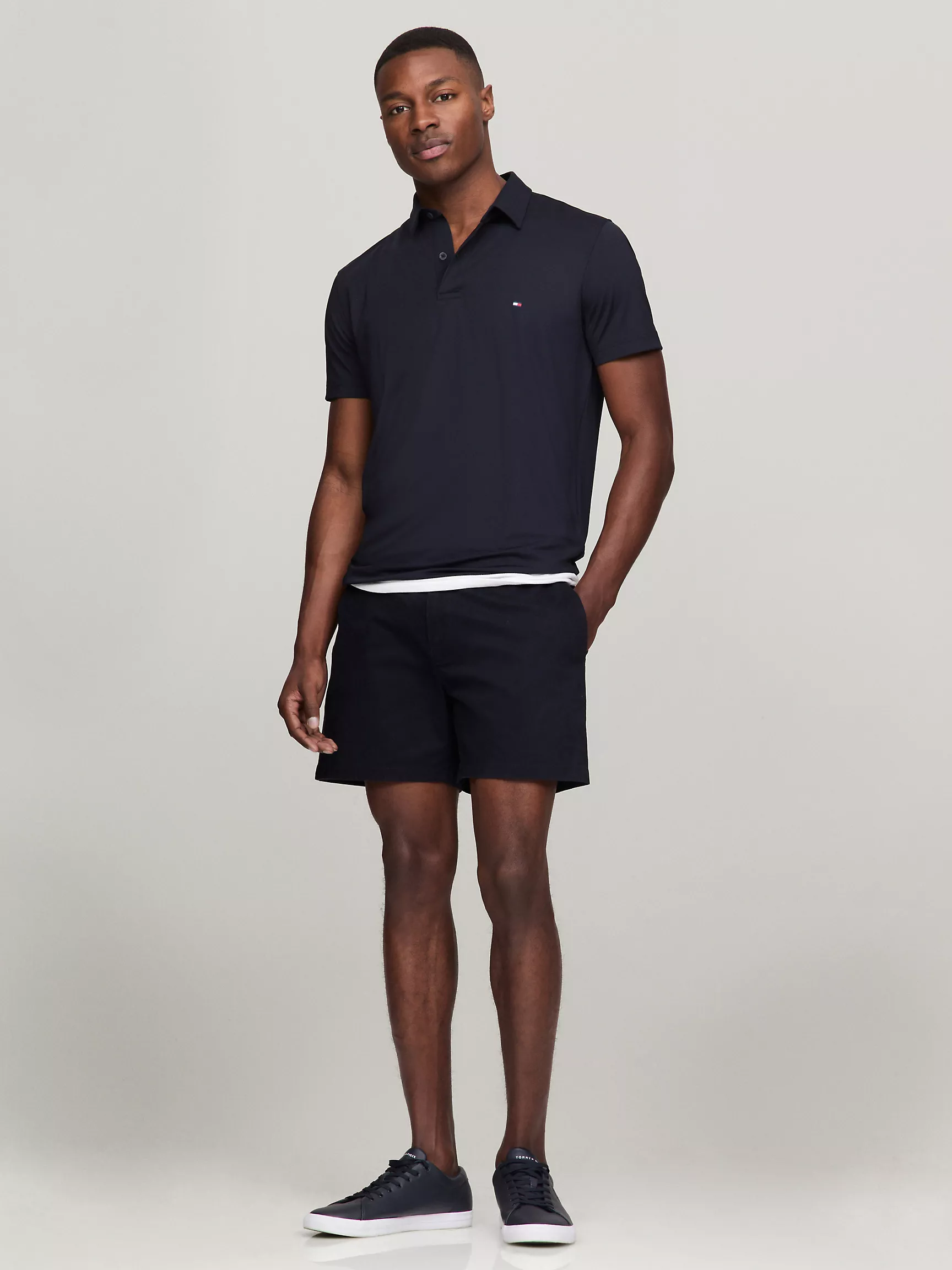 Мужское поло Tommy Hilfiger, Технологичное поло стандартного кроя