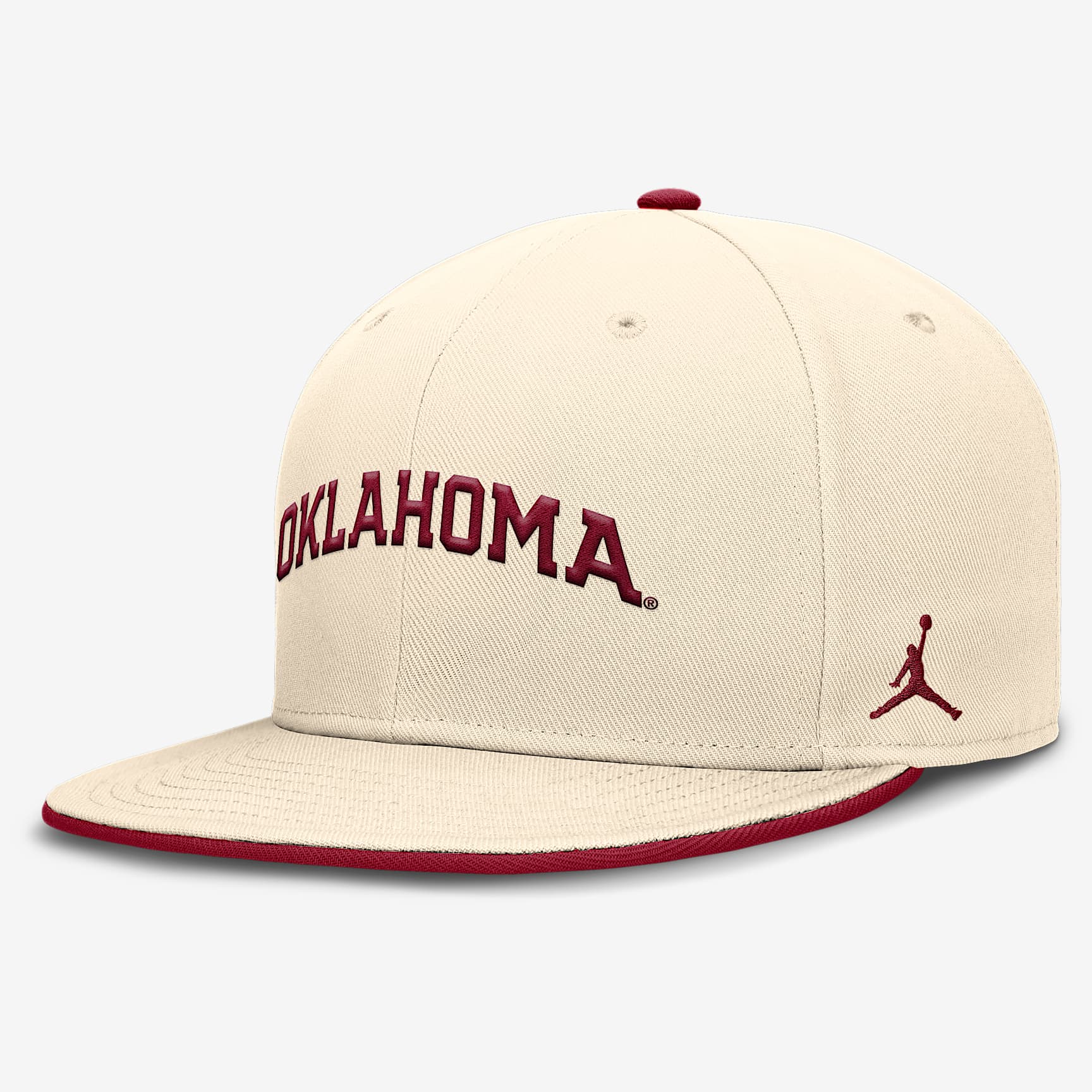 Oklahoma Sooners Primetime True Men's Jordan Brand Dri-FIT College Fitted Hat