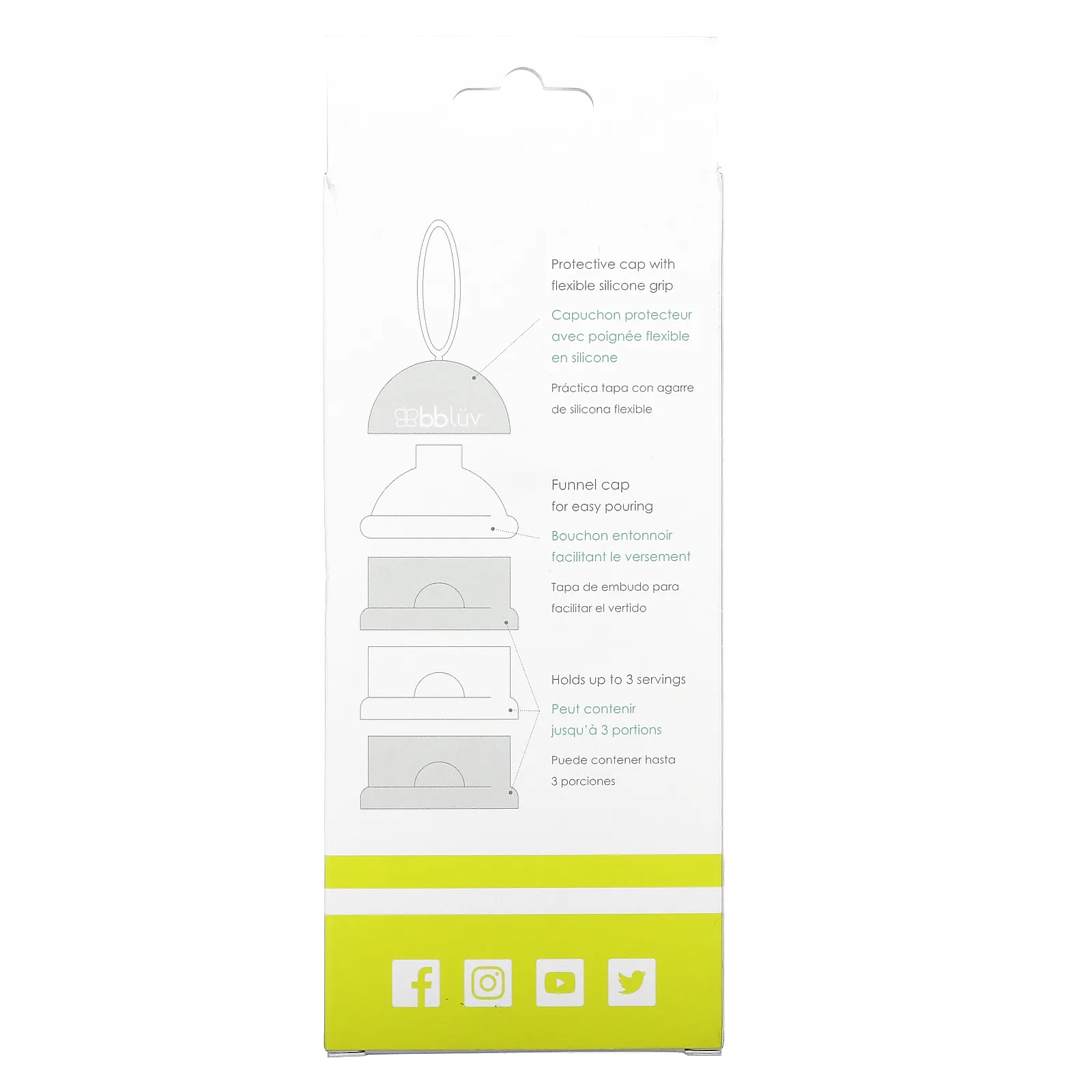 Bbluv, Dose, универсальные штабелируемые контейнеры, от 0 месяцев, 1 штука