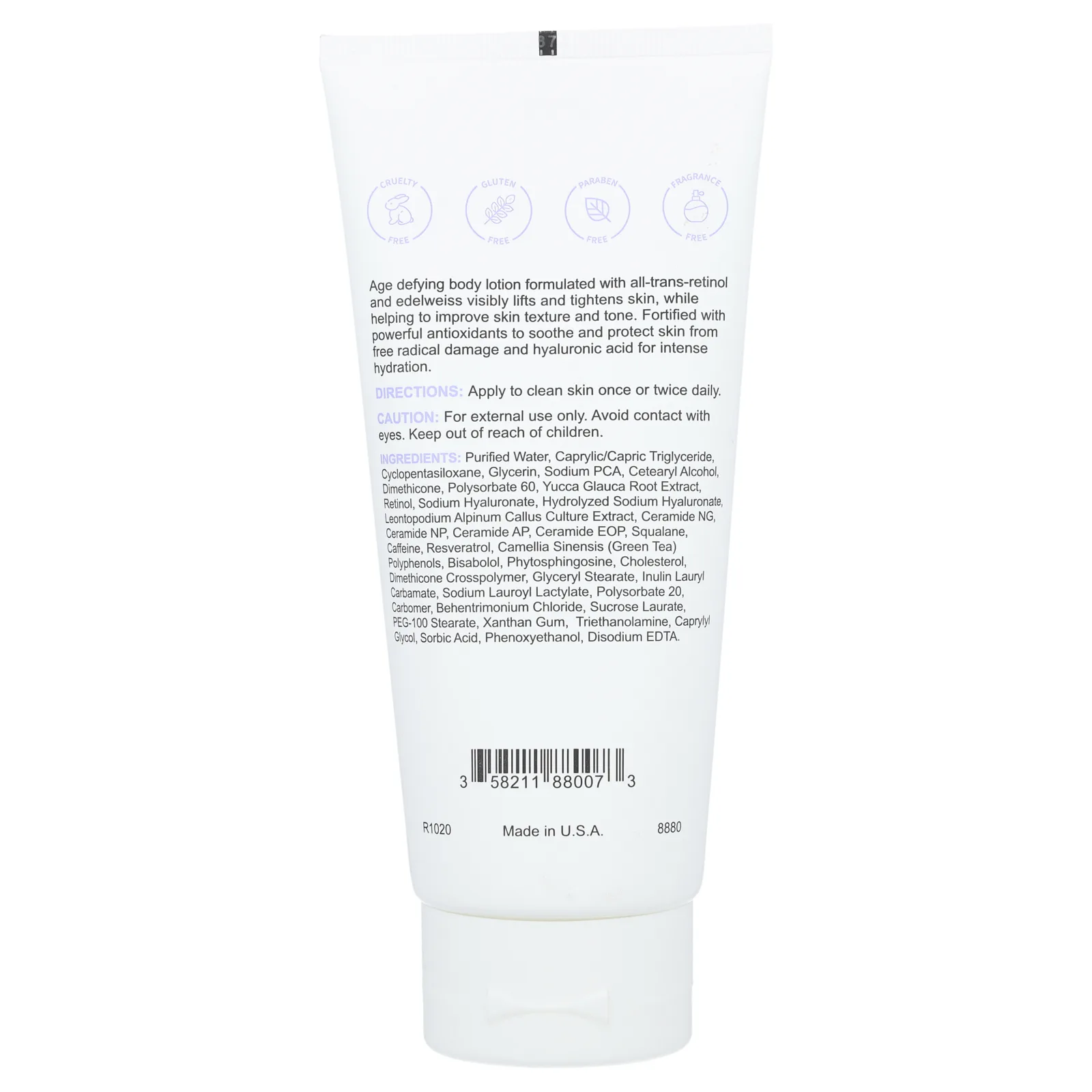 Replenix, антивозрастной лосьон для тела с ретинолом, разглаживающий и подтягивающий, 200 мл (6,7 жидк. унции)