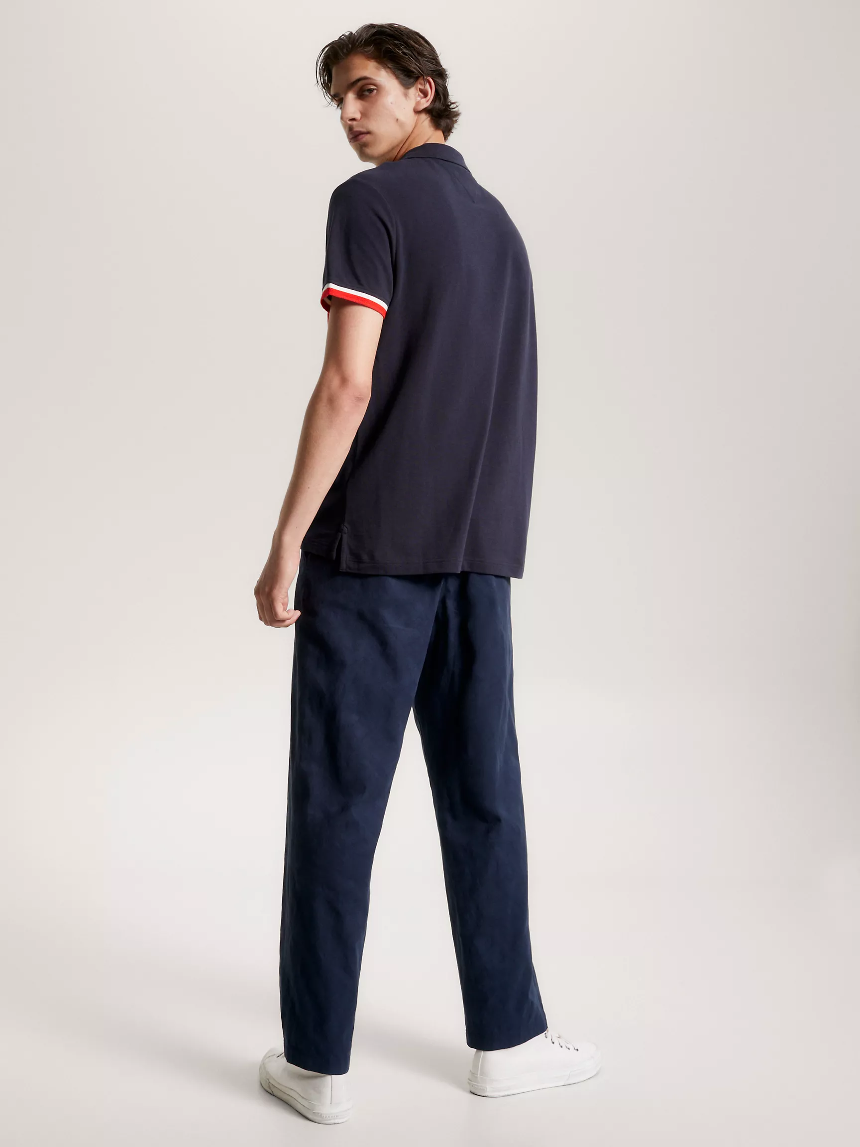 Мужское поло Tommy Hilfiger, Стандартное поло в стиле Colorblock