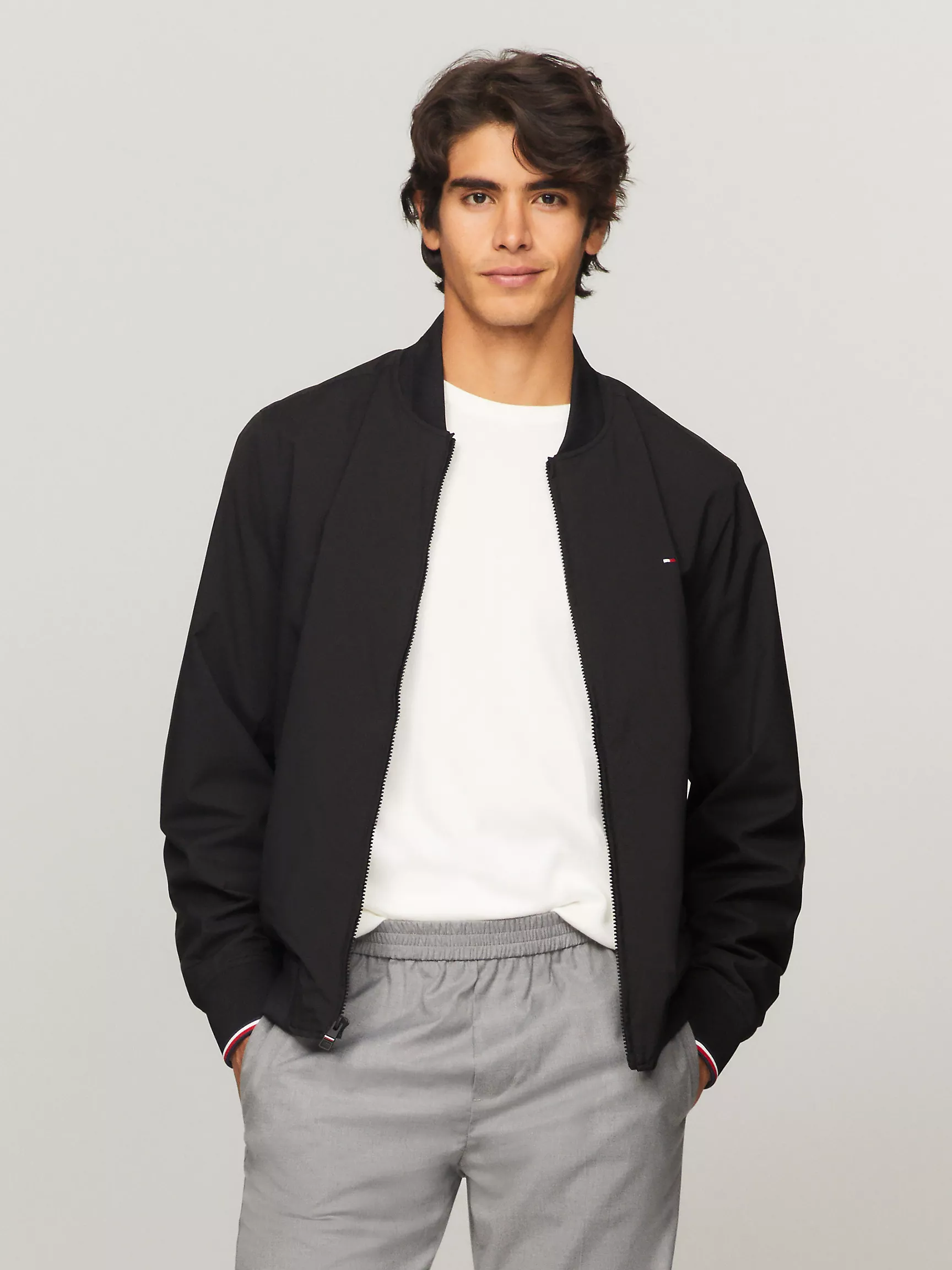 Мужская куртка Tommy Hilfiger, Легкий водоотталкивающий бомбер