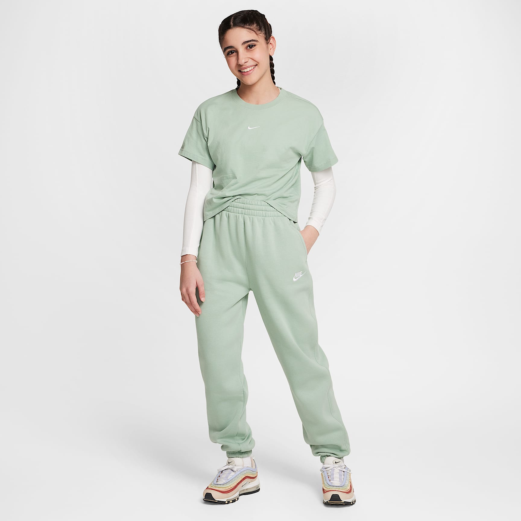 Nike Sportswear Club Fleece Big Kids' Loose Pants