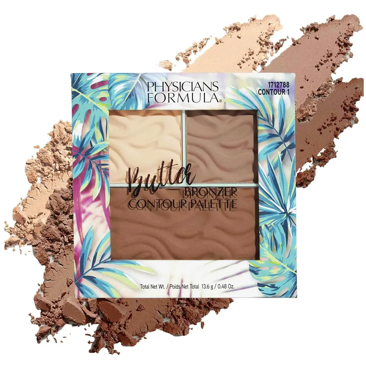 Physicians Formula, Палитра для контурирования масляных бронзаторов, 13,6 г (0,48 унции)
