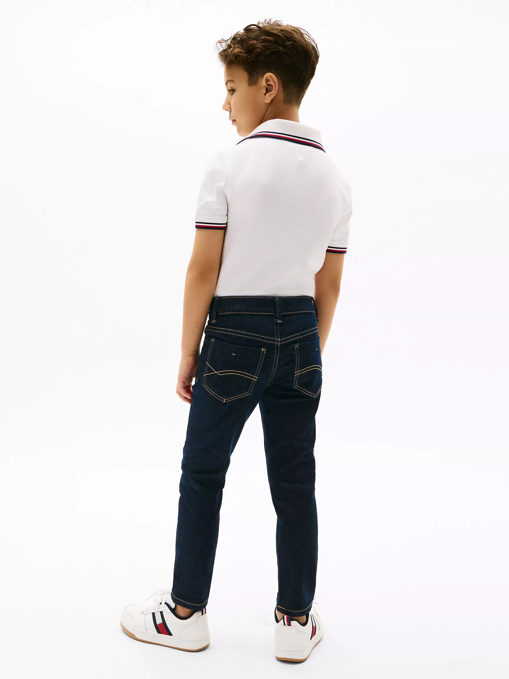 Джинсы для мальчиков Tommy Hilfiger, Детские эластичные джинсы приталенного кроя