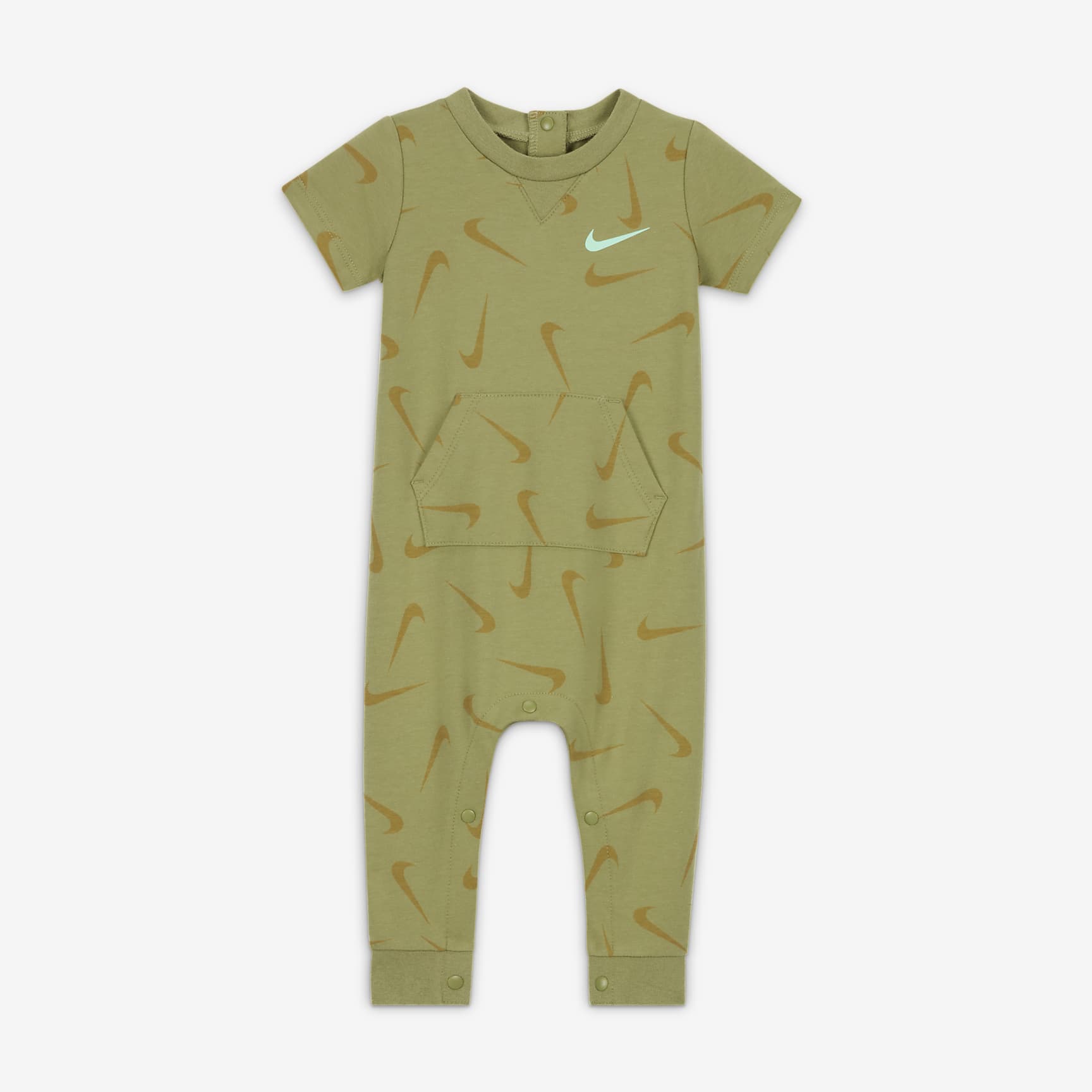Nike Baby (3-6M) Printed Short Sleeve Coverall