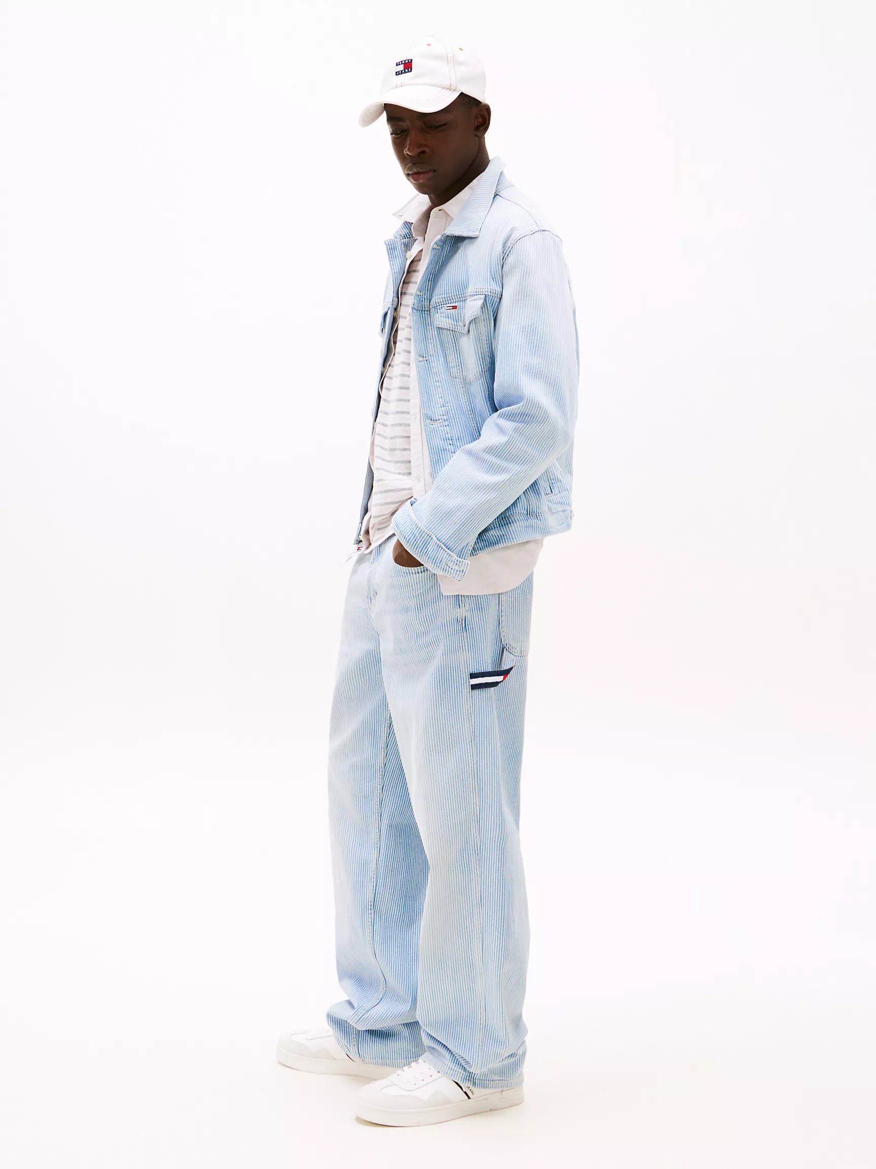 Мужские джинсы Tommy Hilfiger, Свободные джинсы прямого кроя в стиле utility