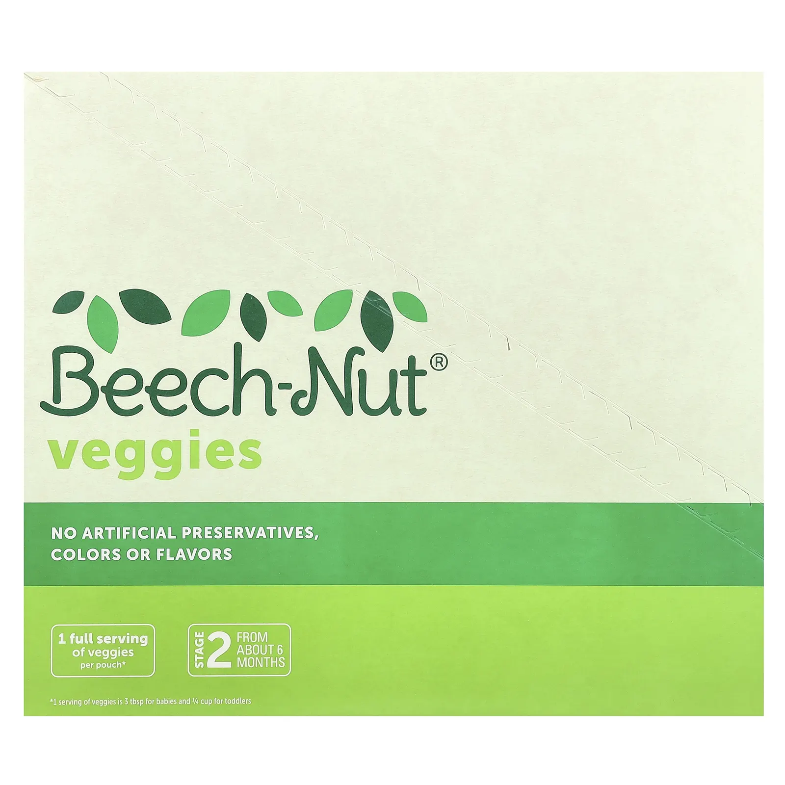 Beech-Nut, Veggies, от 6 месяцев, тыква, цуккини и яблоко, 12 пакетиков, 99 г (3,5 унции)