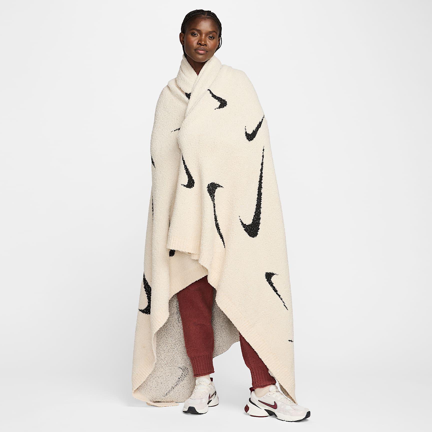 Nike Sportswear Phoenix Cozy Bouclé Oversized Knit Blanket