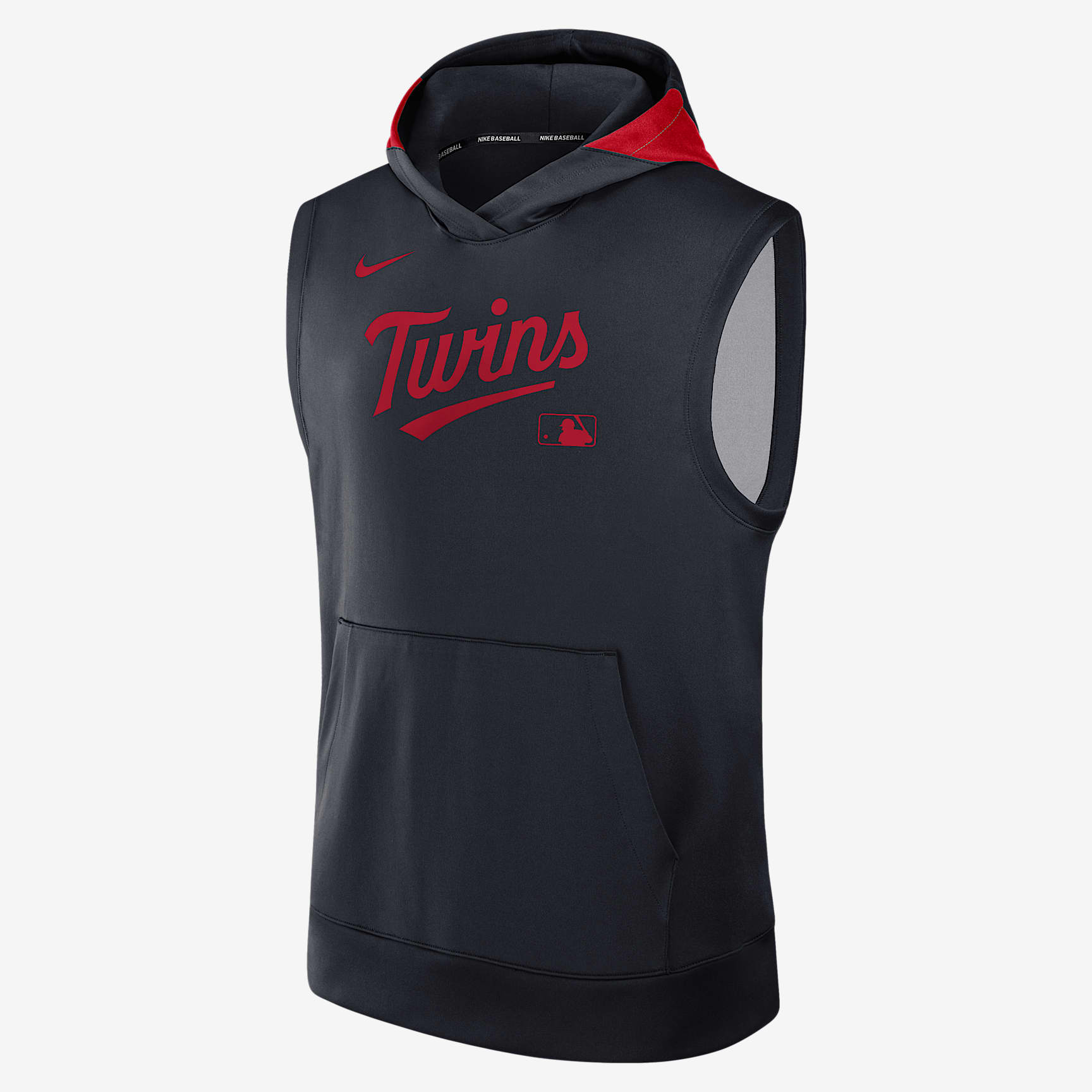 Minnesota Twins Authentic Collection Men’s Nike Dri-FIT MLB Sleeveless Pullover Hoodie