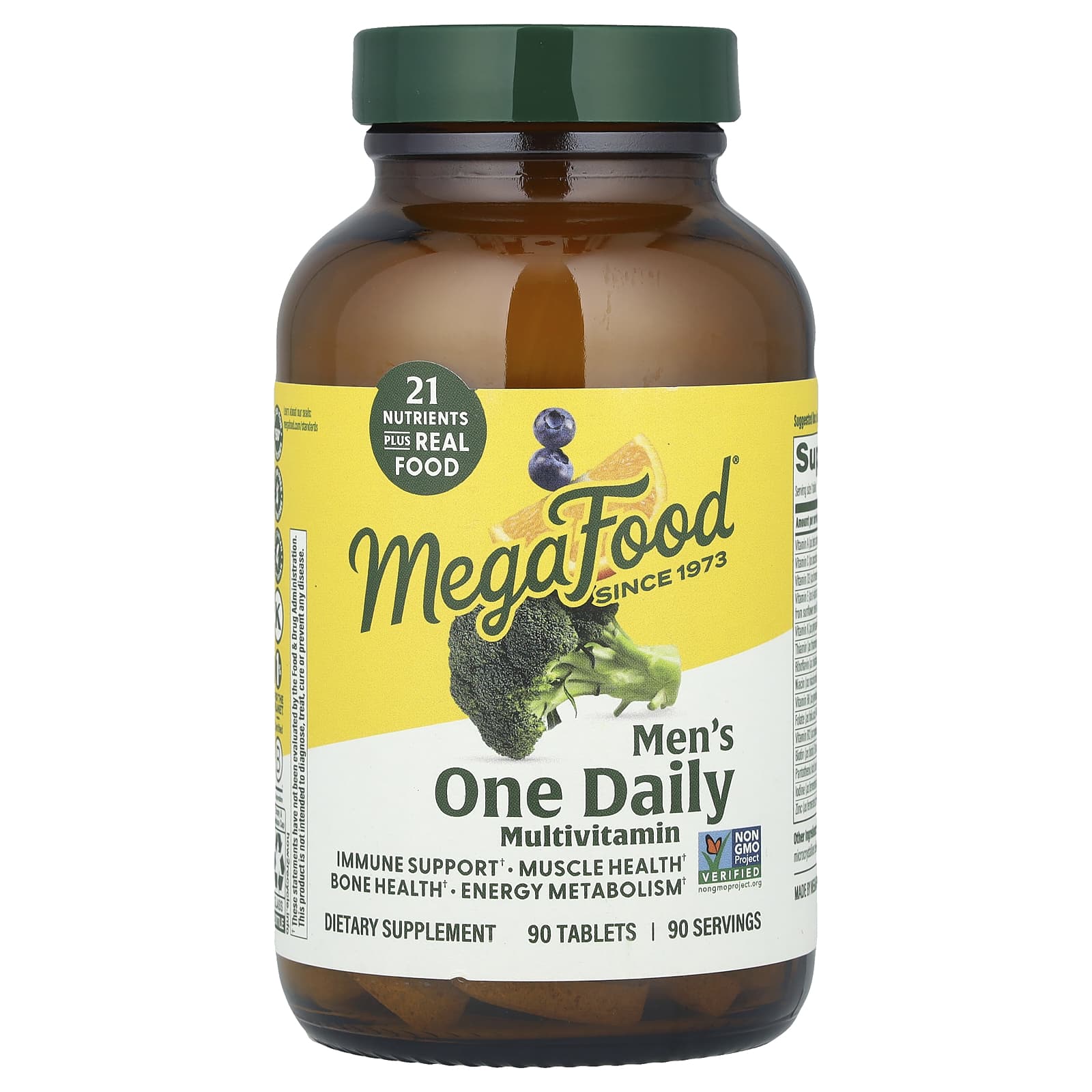 MegaFood, Men's One Daily, ежедневные витамины для мужчин, 90 таблеток