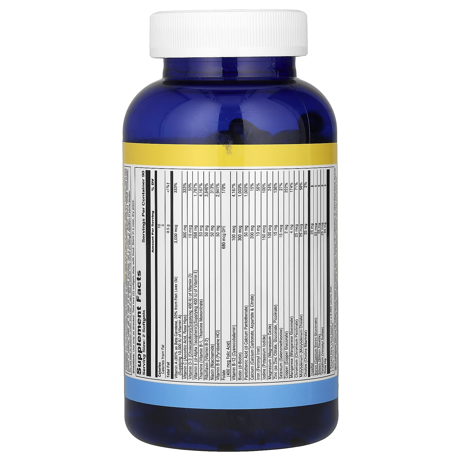 Nature's Life, мультивитамины в капсулах для ежедневного приема, 180 капсул