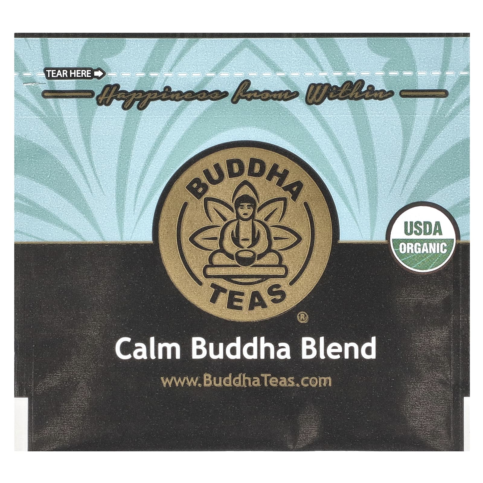 Buddha Teas, Calm Buddha Blend, 18 чайных пакетиков, 27 г (0,95 унции)