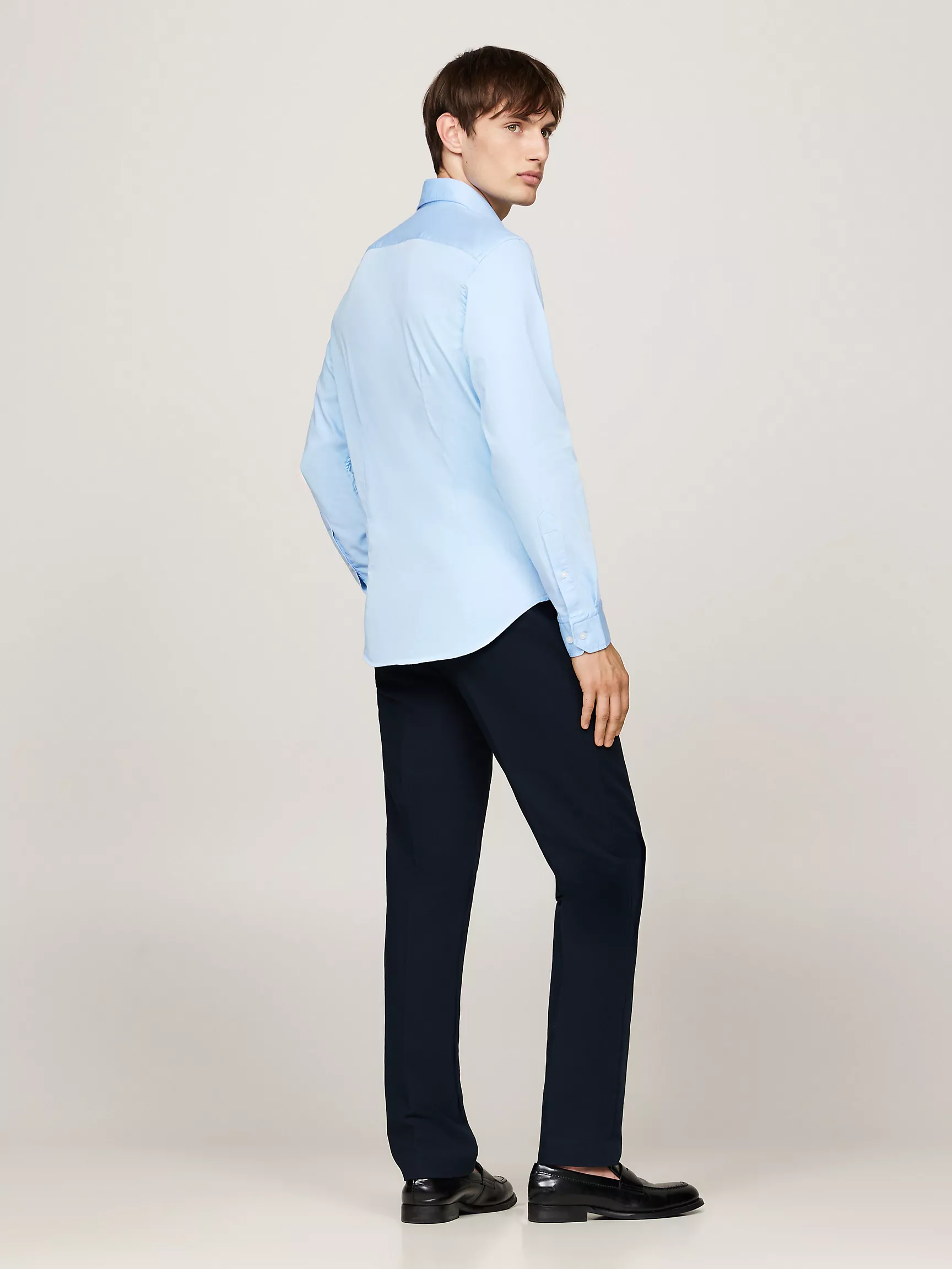 Мужская рубашка Tommy Hilfiger, Приталенная рубашка из поплина