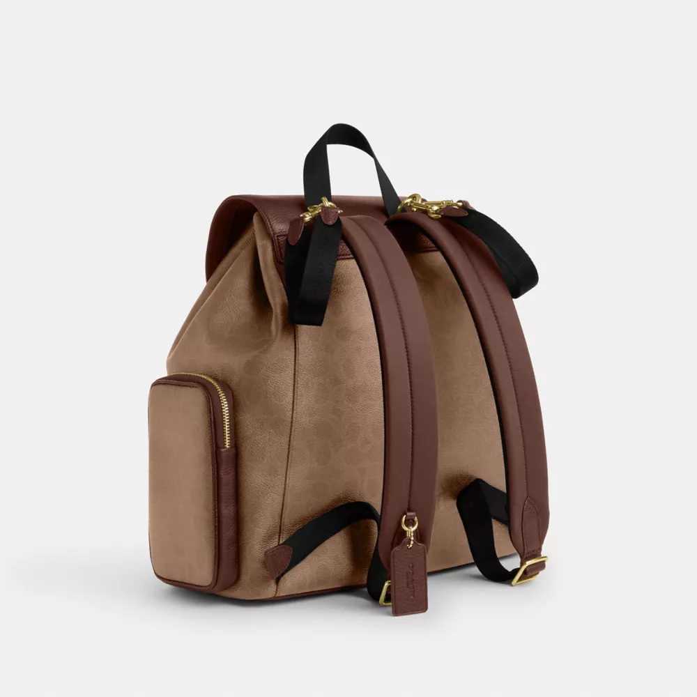 Рюкзак COACH Baby Backpack In Signature Canvas