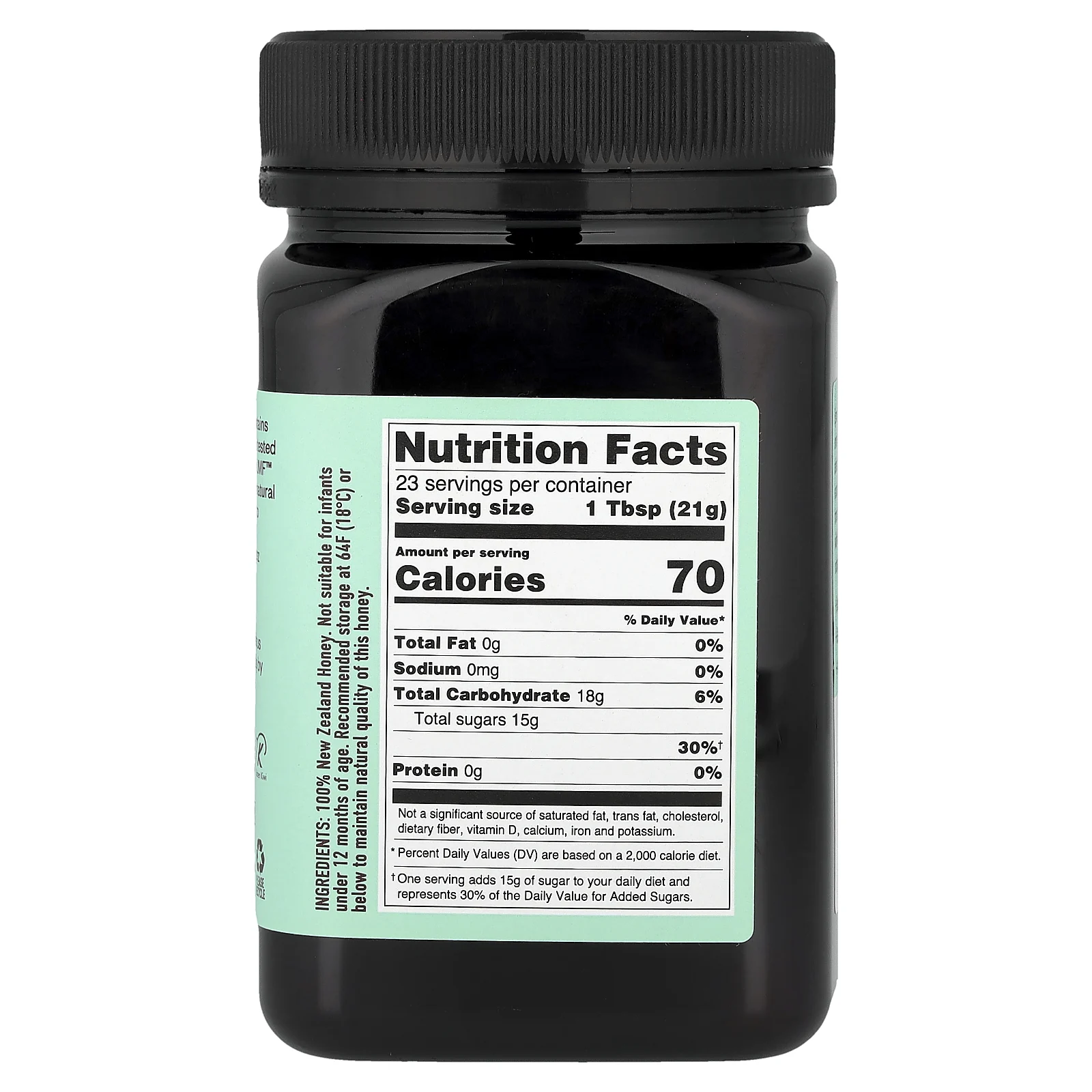 Egmont Honey, мед манука, необработанный и непастеризованный, UMF™ 10+, MGO 265+, 500 г (17,6 унции)