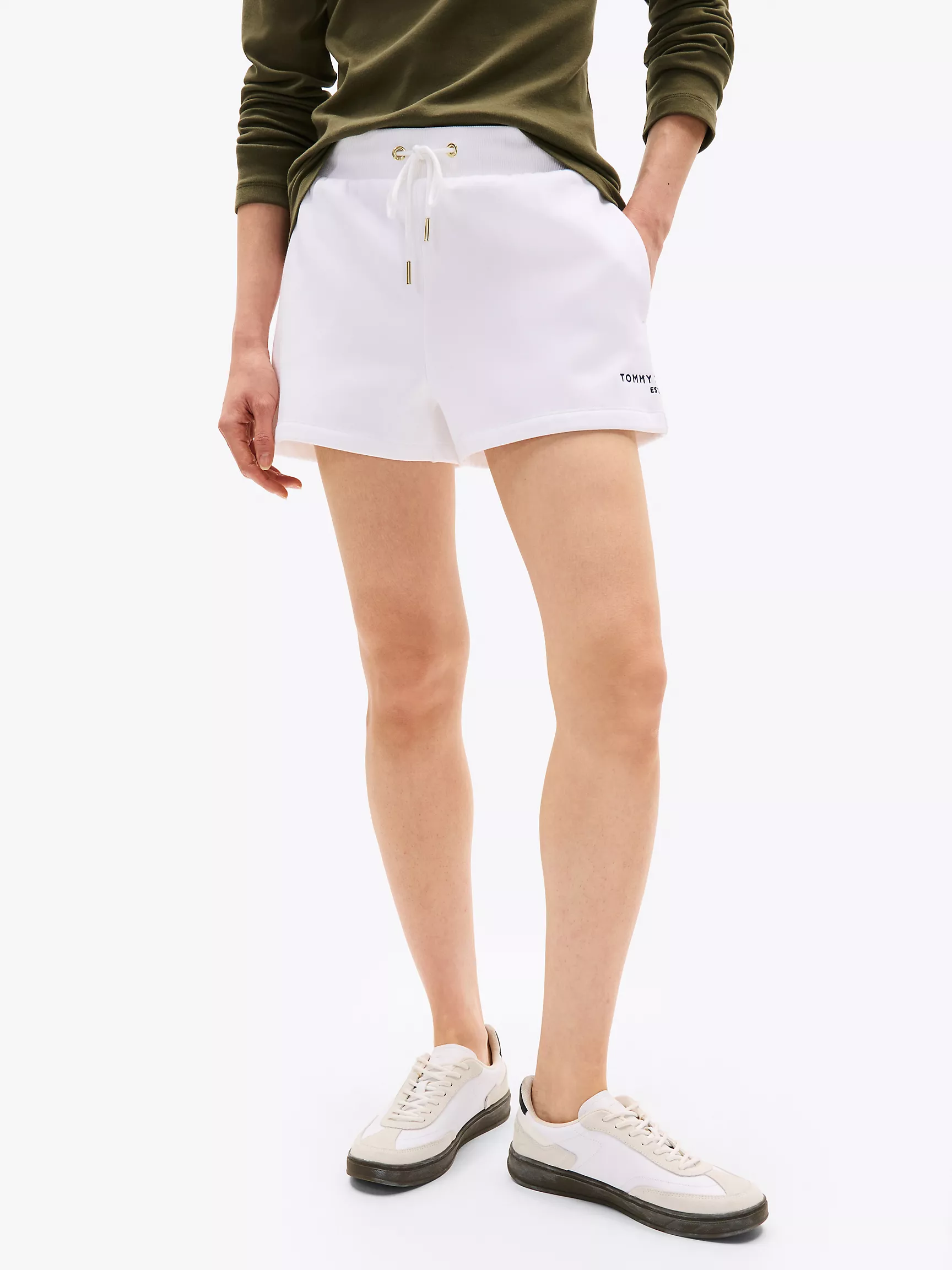 Женские шорты Tommy Hilfiger, Спортивные шорты с вышитым логотипом Tommy