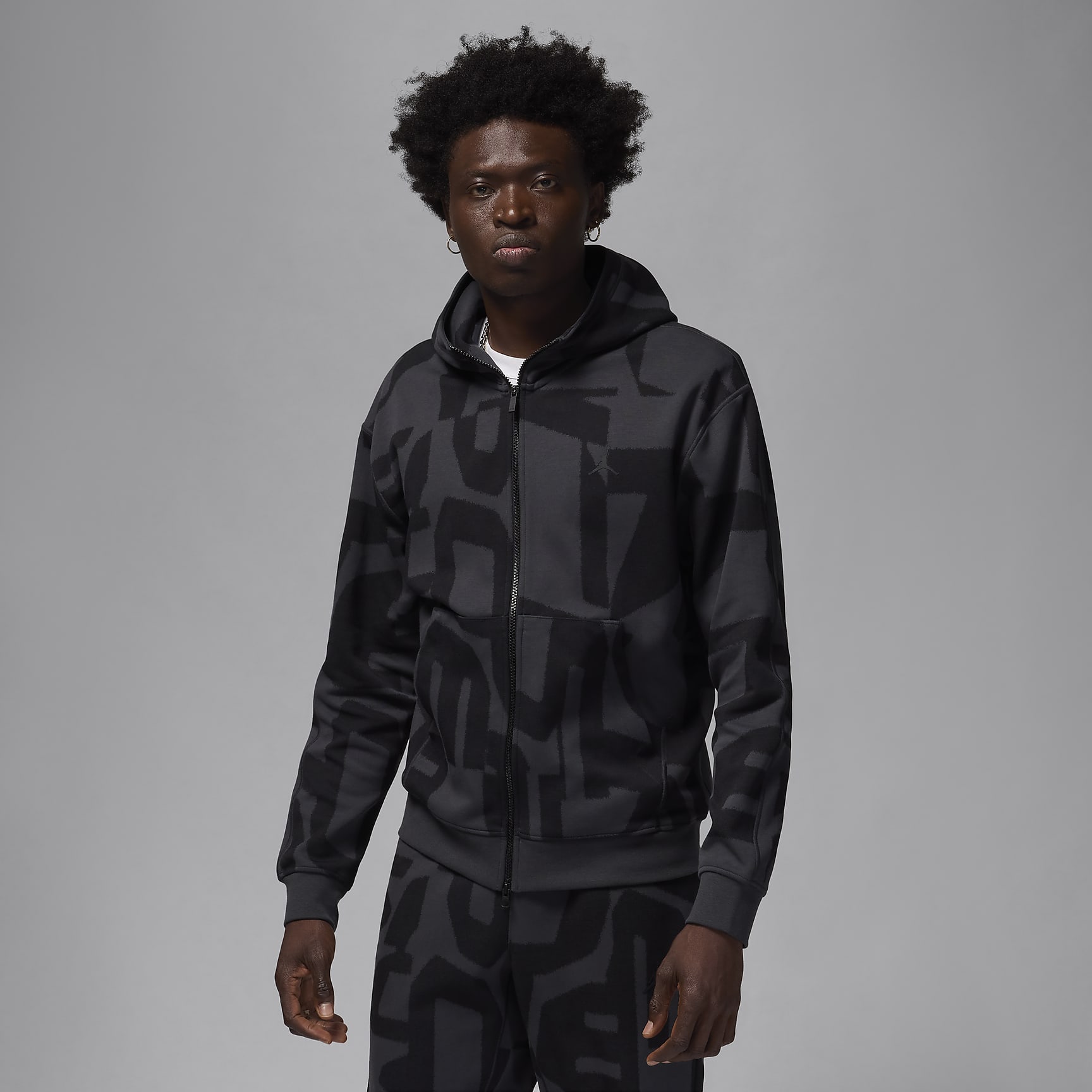 Jordan Sport Hoop Fleece Men's Dri-FIT Full-Zip Hoodie