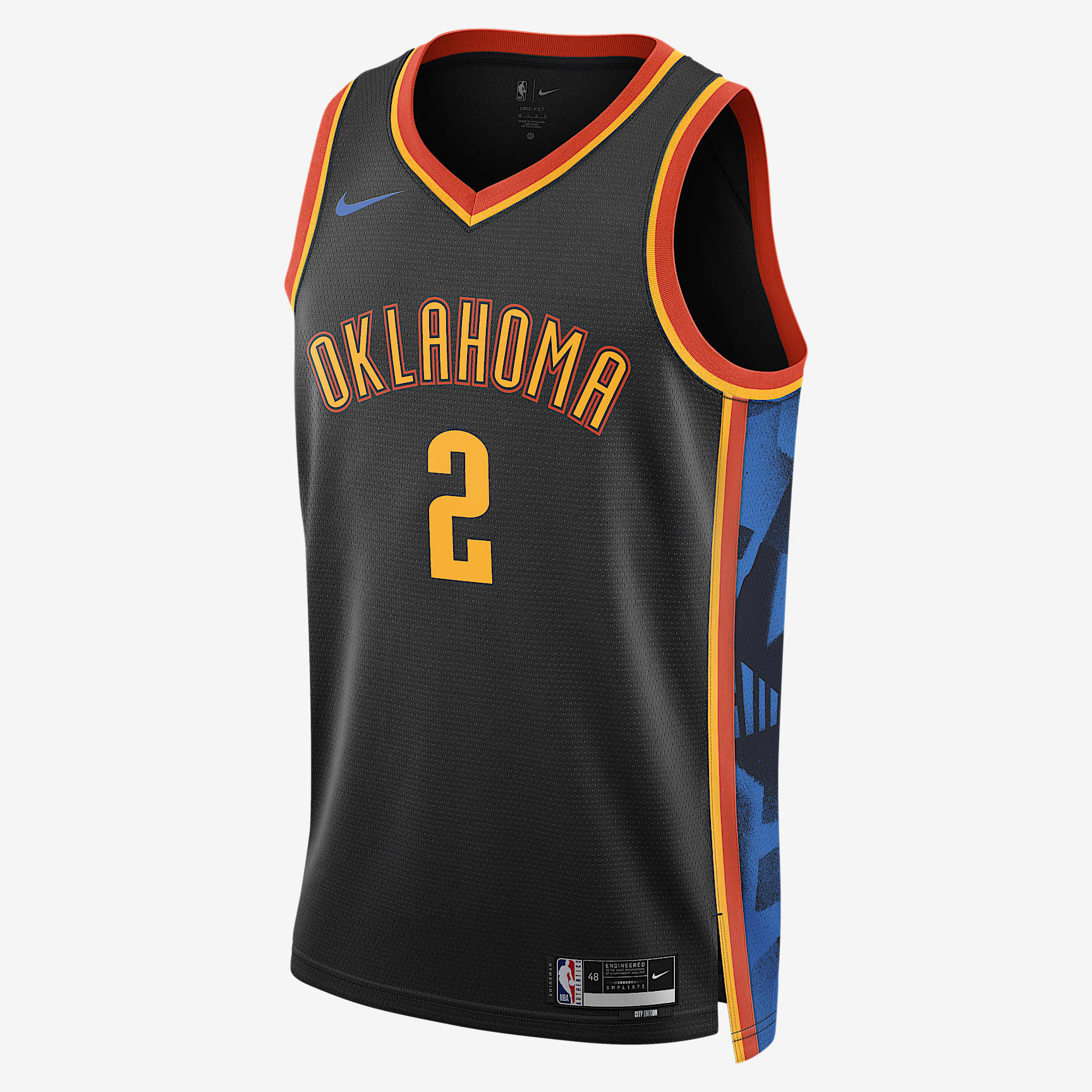 Shai Gilgeous-Alexander Oklahoma City Thunder 2024/25 City Edition Men's Nike Dri-FIT NBA Swingman Jersey